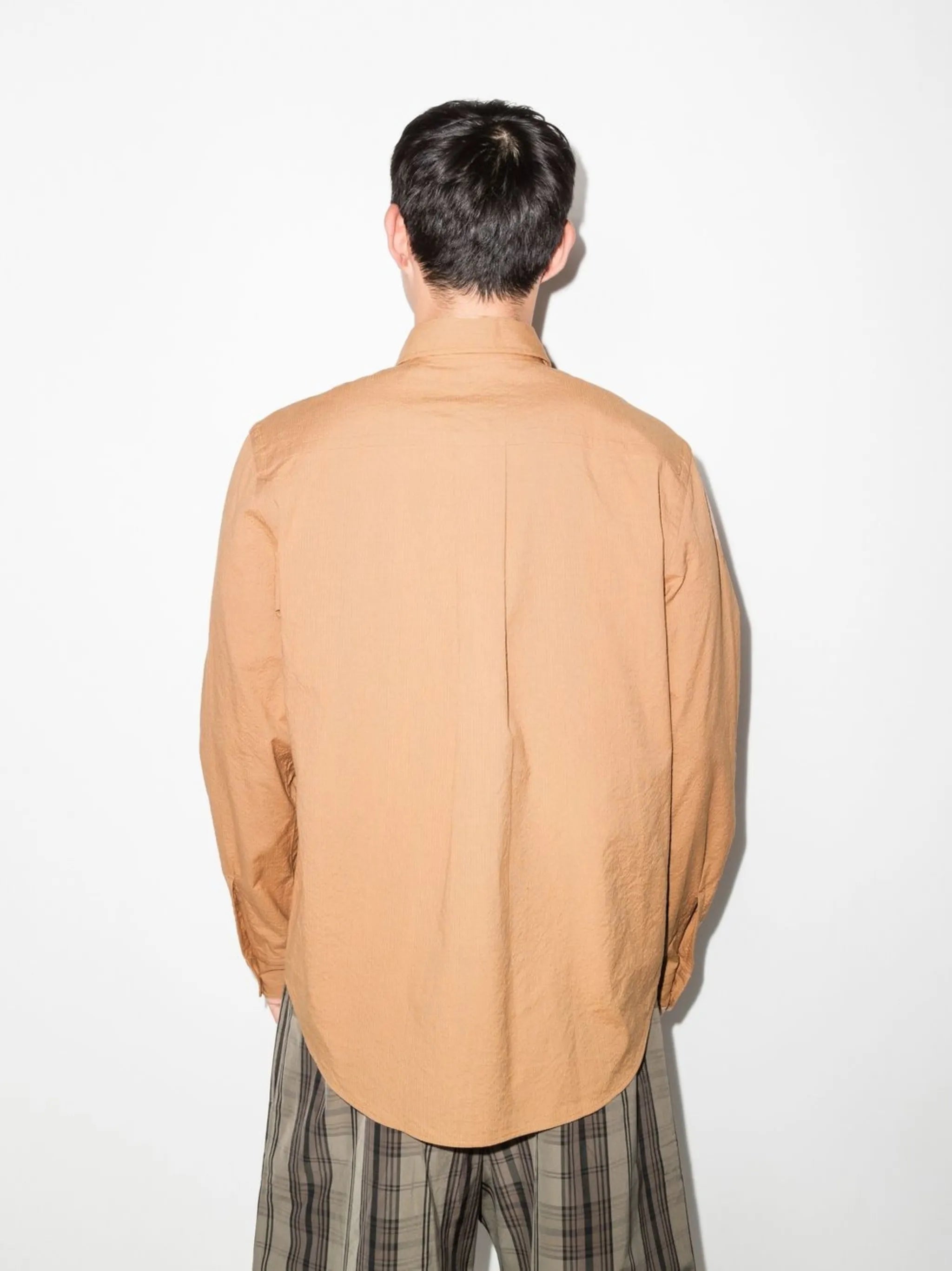 logo-print long-sleeve shirt