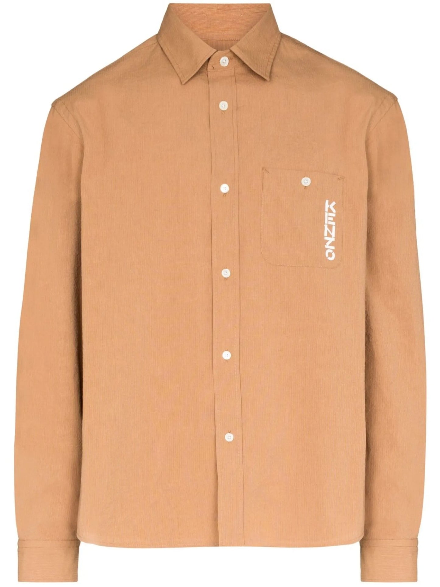 logo-print long-sleeve shirt