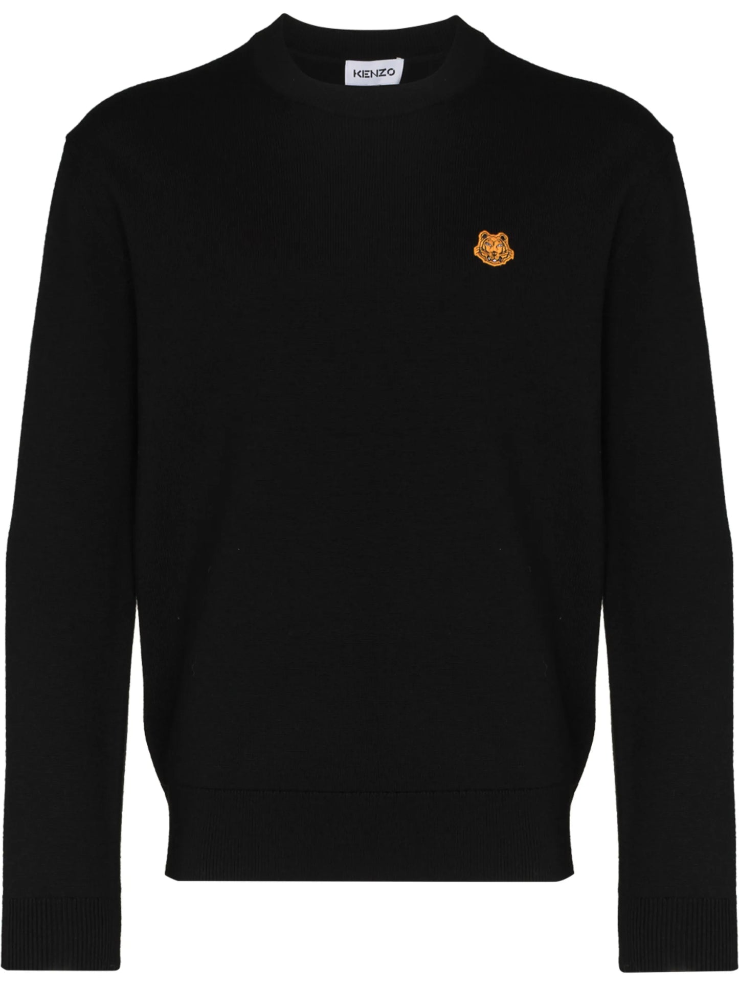Tiger logo-patch jumper