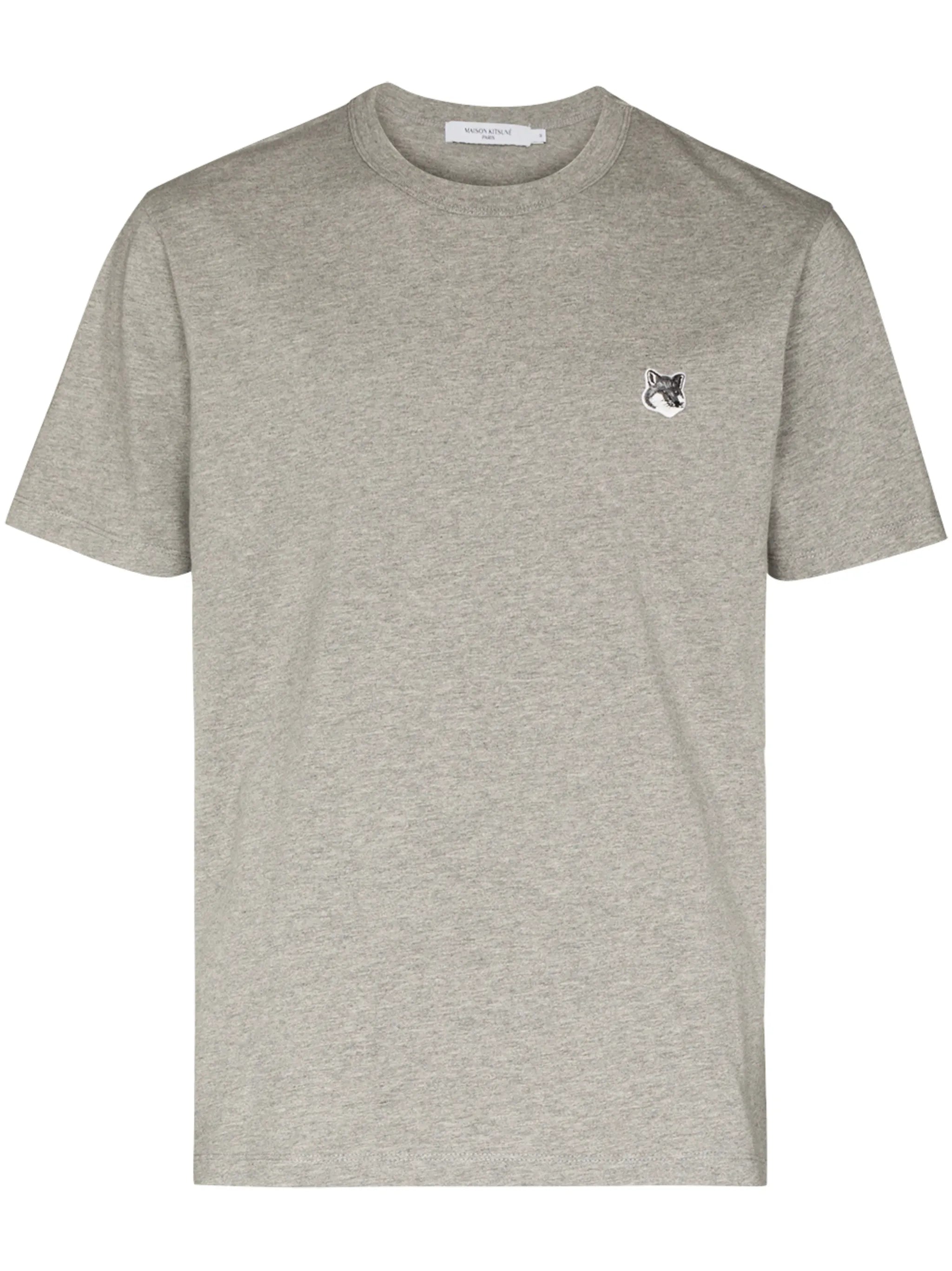 fox logo cotton T-shirt