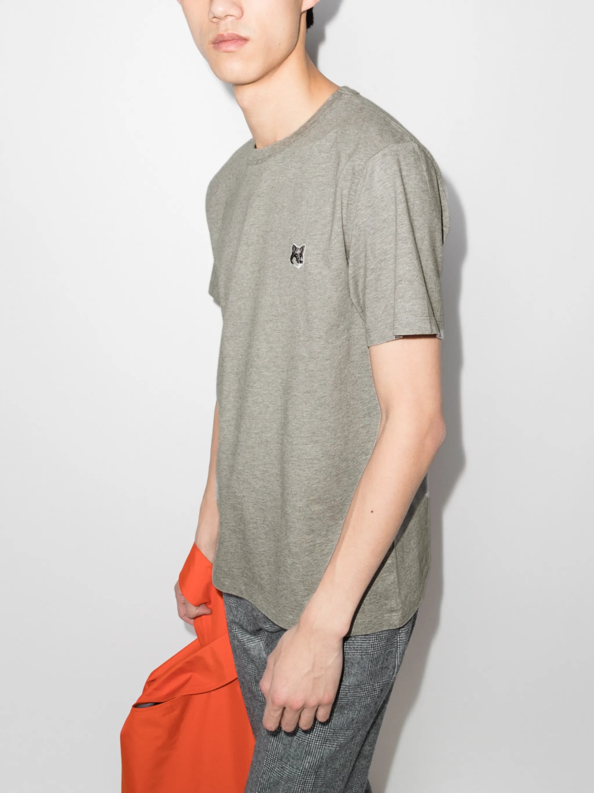 fox logo cotton T-shirt