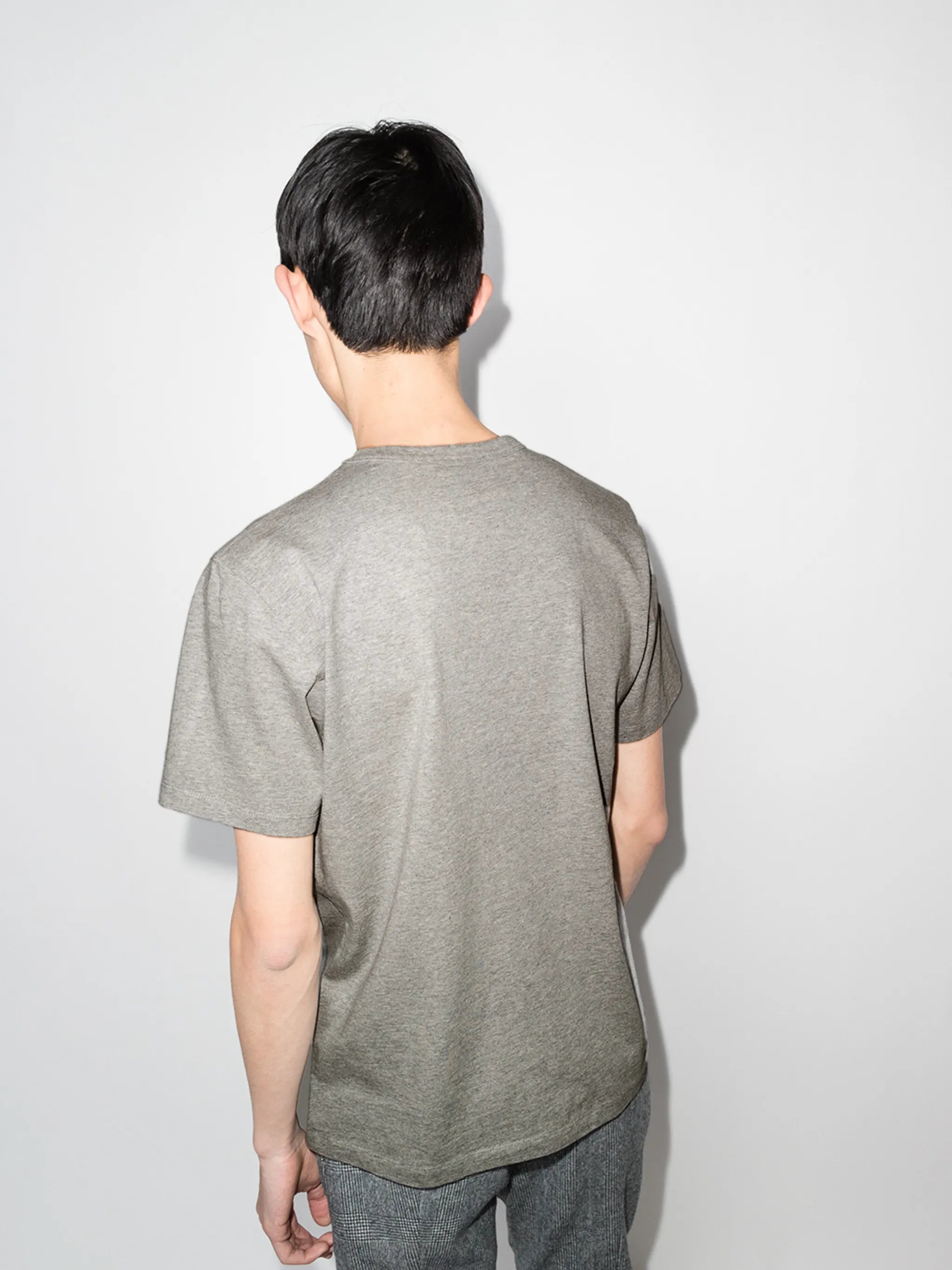 fox logo cotton T-shirt