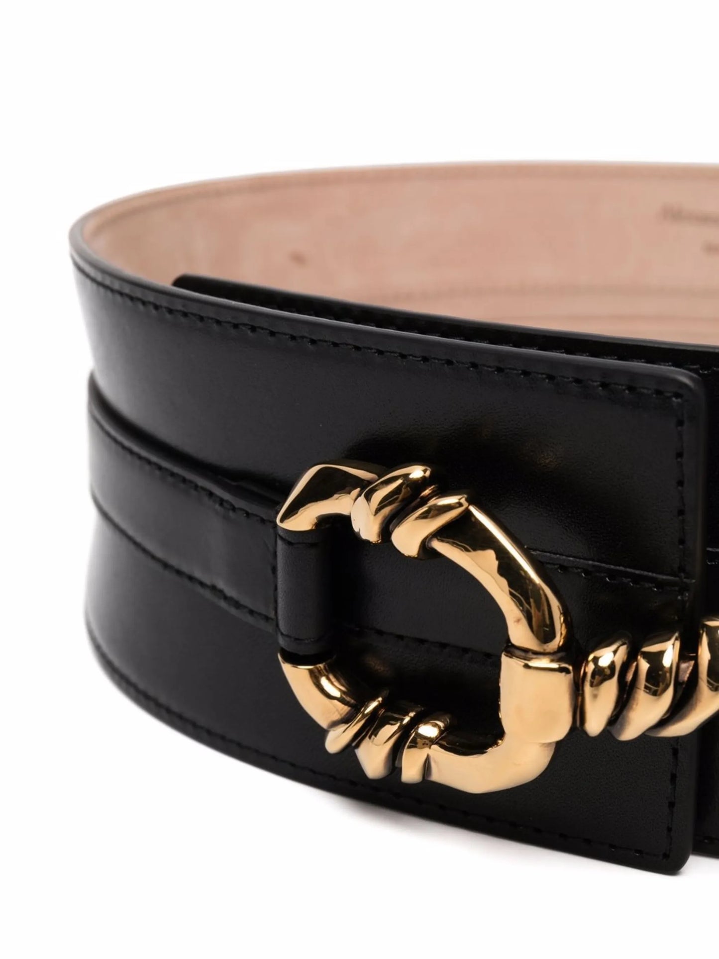 Antique Hook leather waist belt