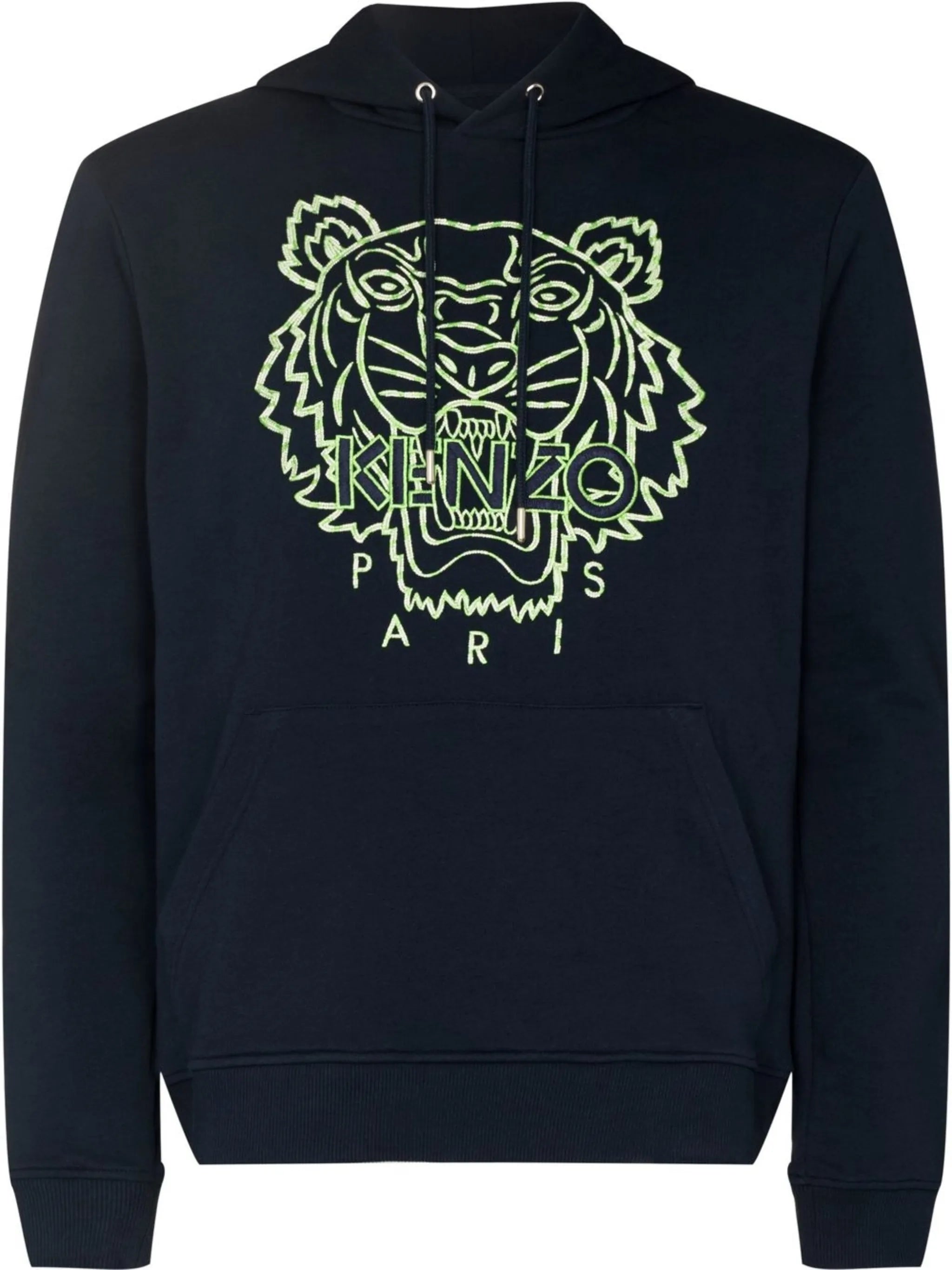 Tiger Head-print hoodie