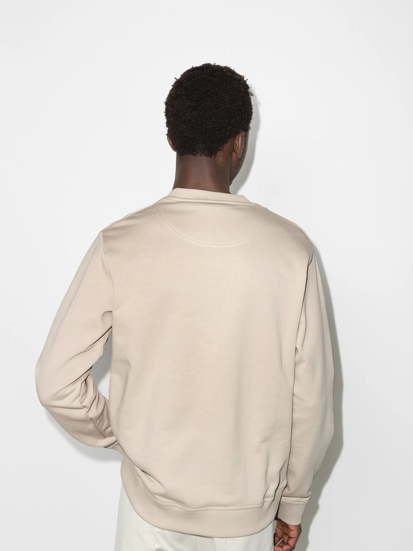 tiger-embroidered cotton sweatshirt
