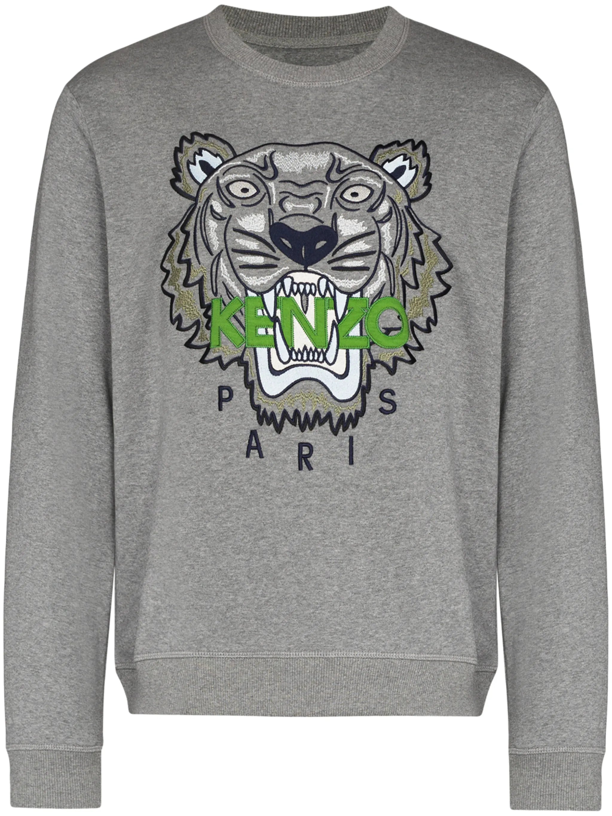 Tiger embroidered-logo sweatshirt