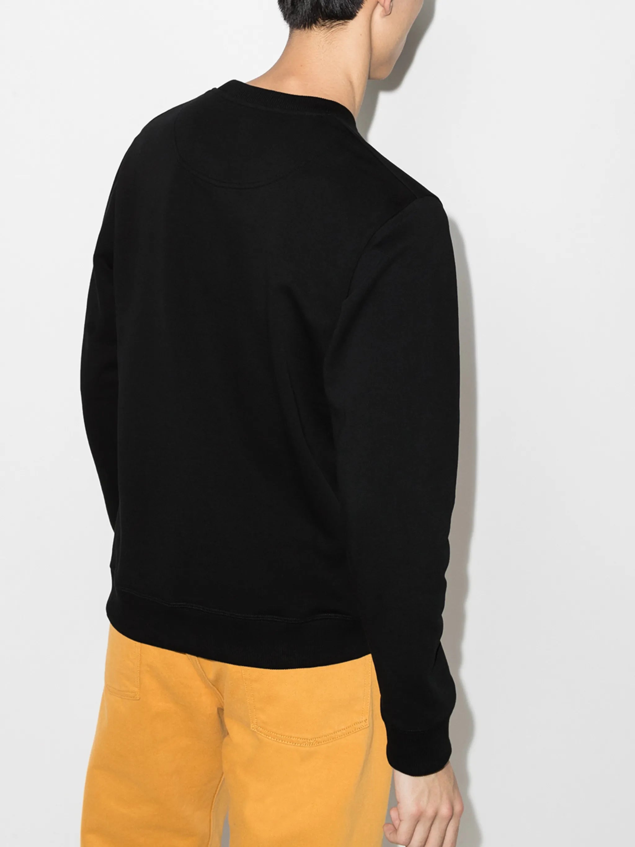tiger-embroidered cotton sweatshirt