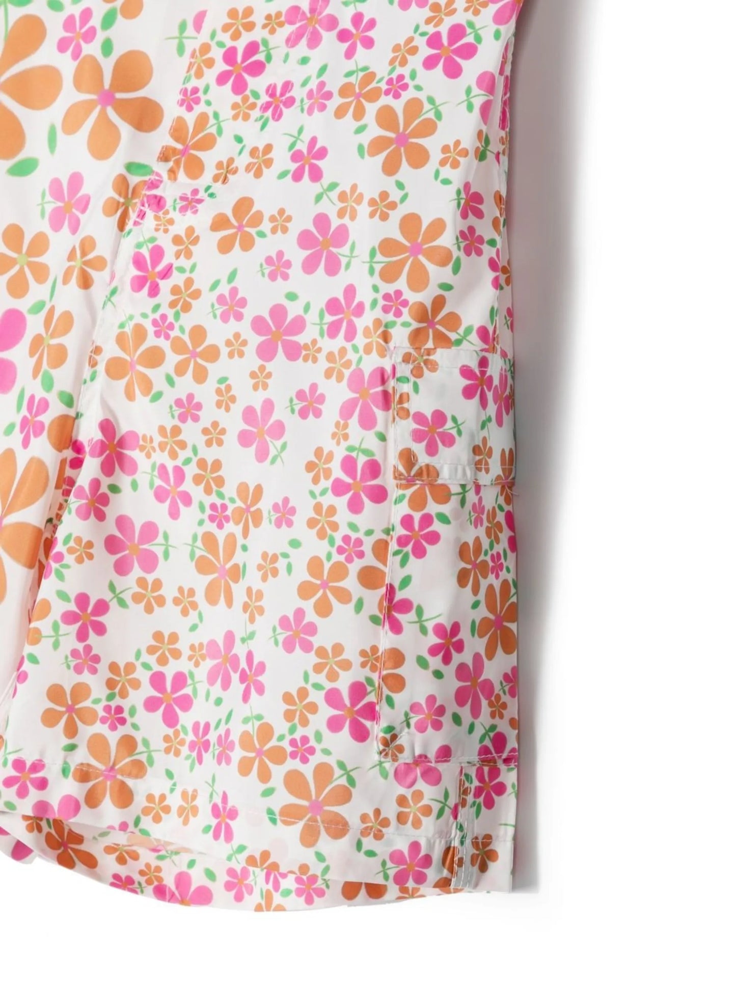 floral-print swimming shorts