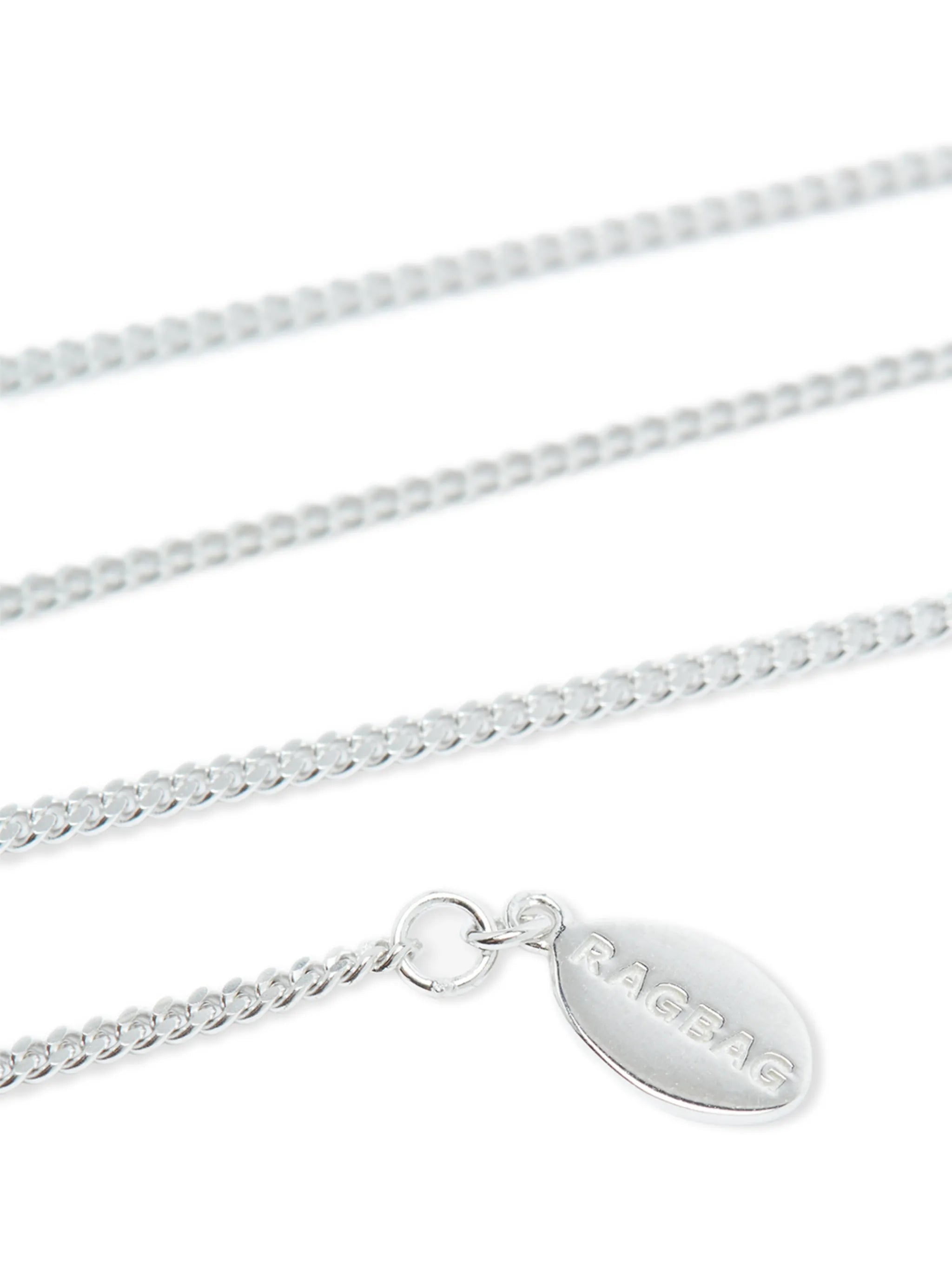 sterling-silver box-chain necklace