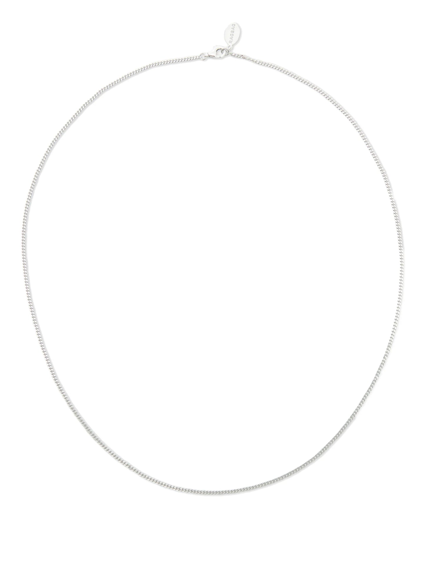 sterling-silver box-chain necklace