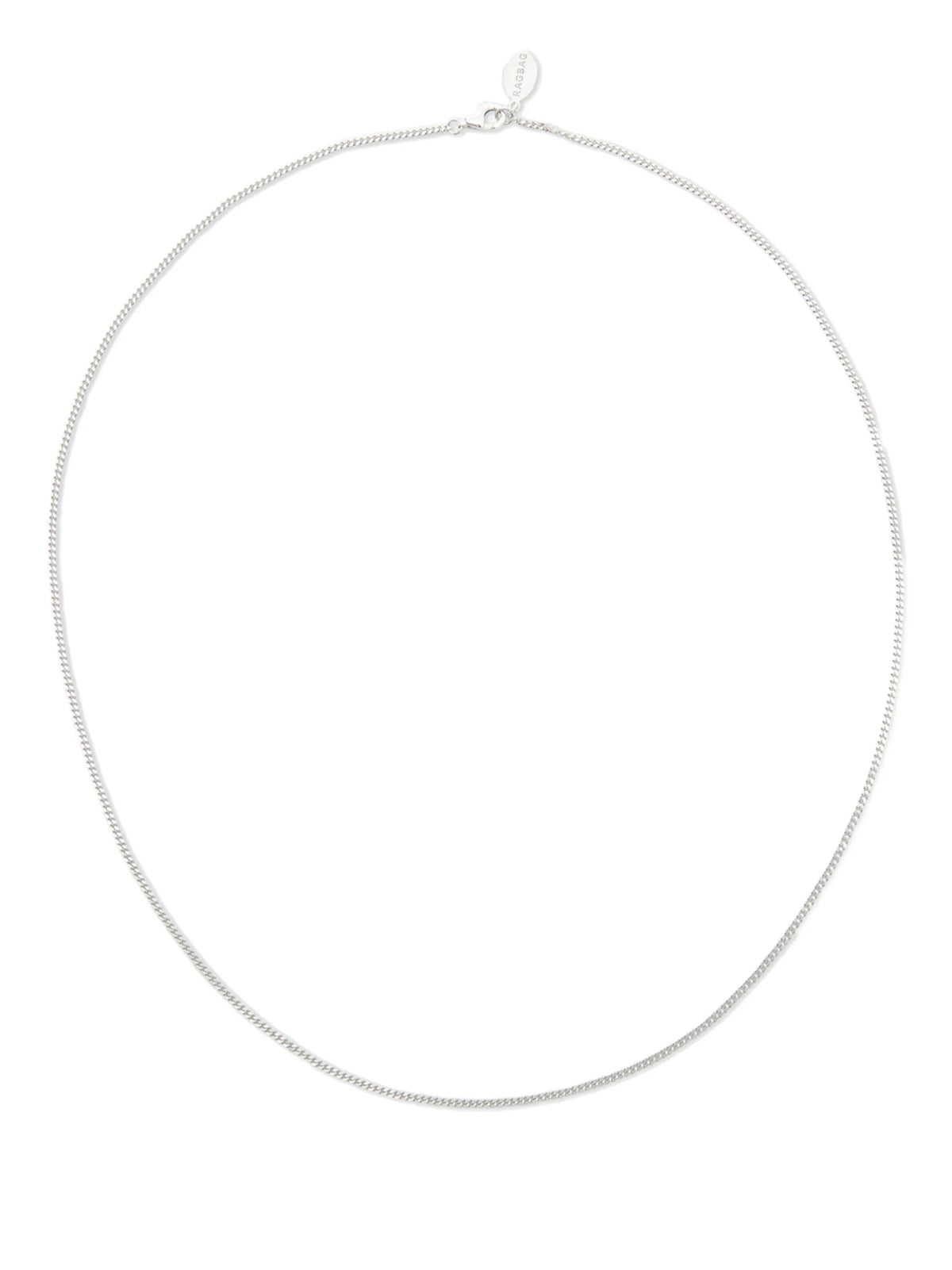 sterling-silver box-chain necklace
