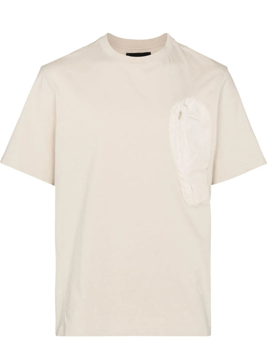 chest-pocket cotton T-shirt