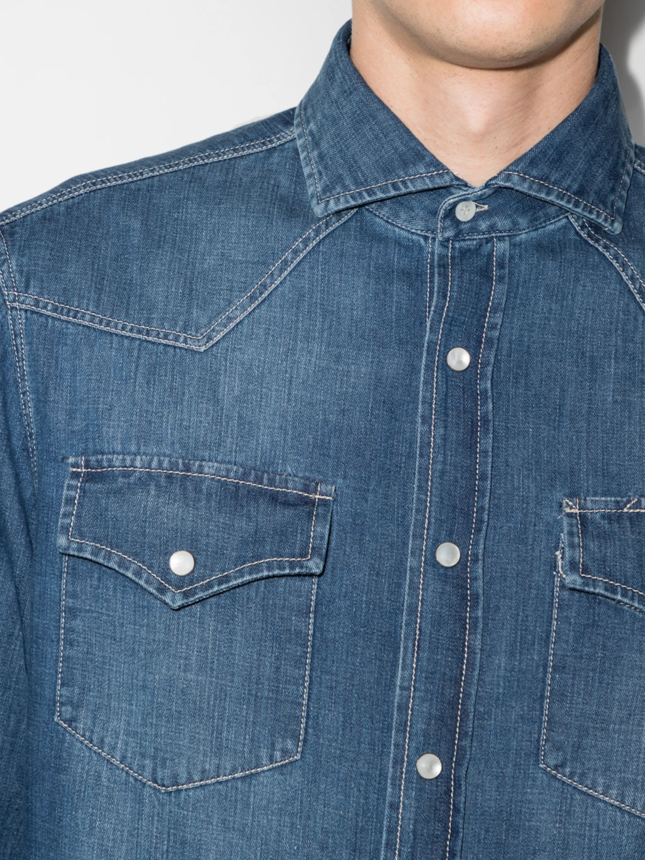 long-sleeve denim jacket