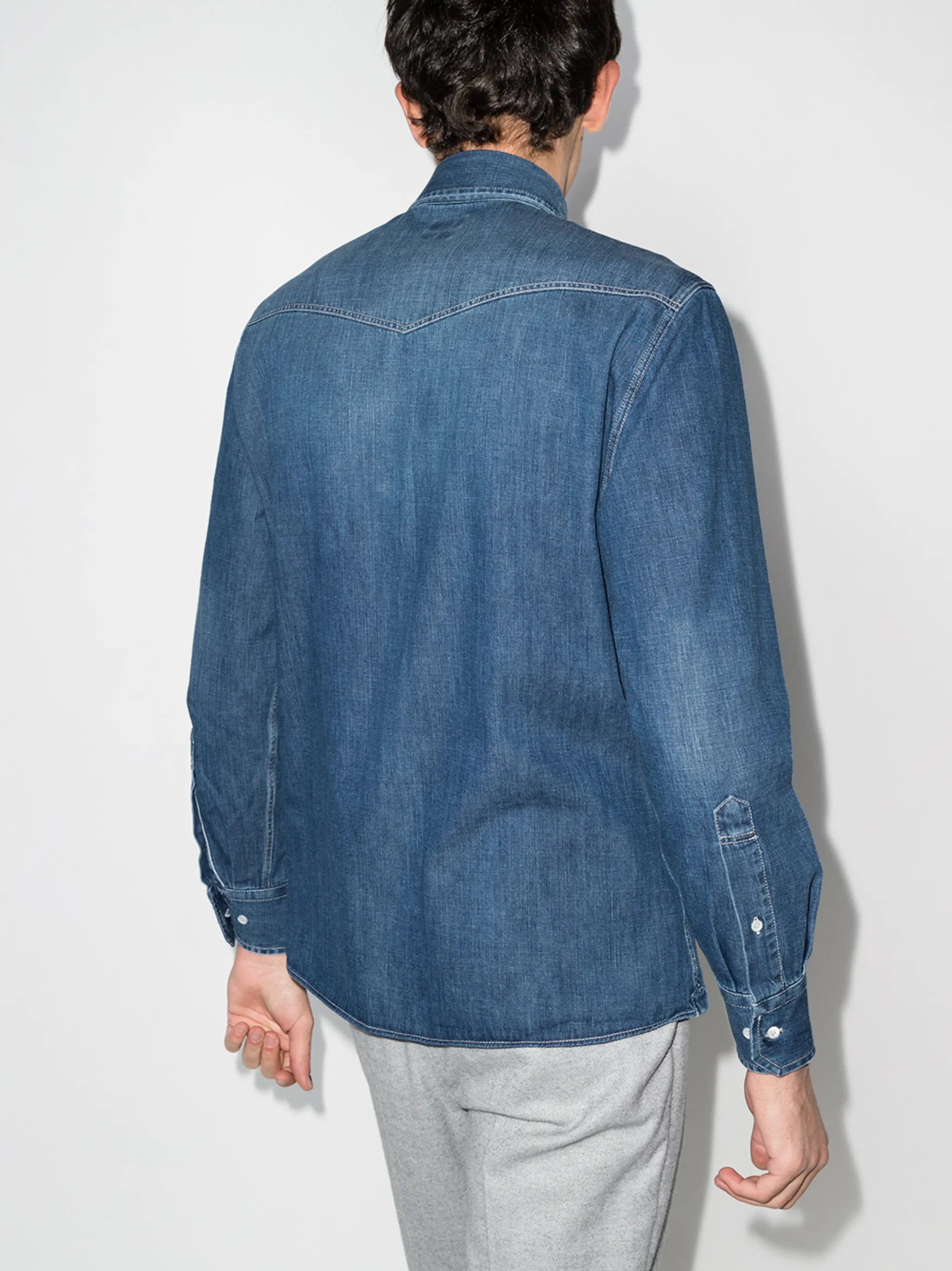 long-sleeve denim jacket