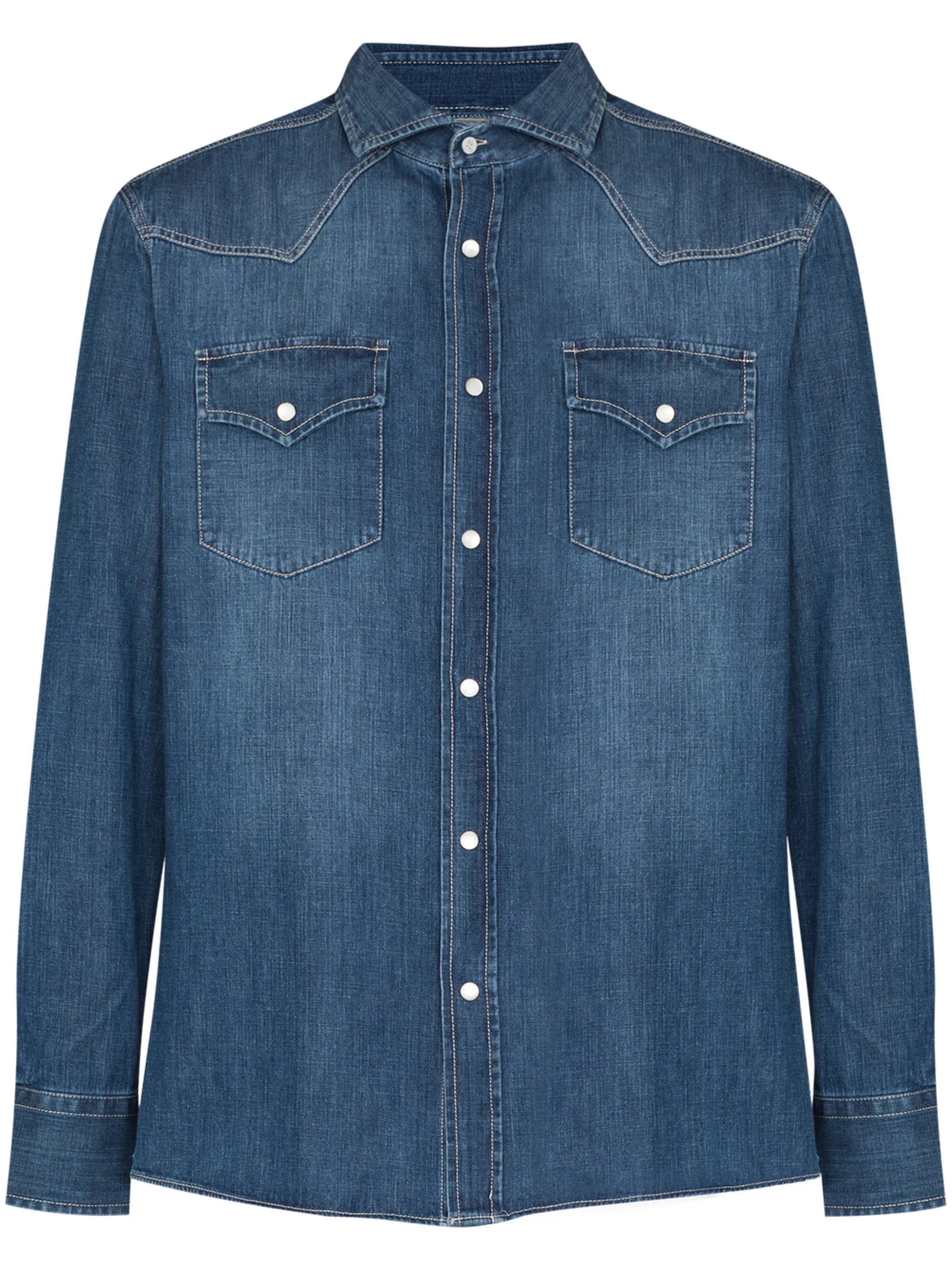 long-sleeve denim jacket