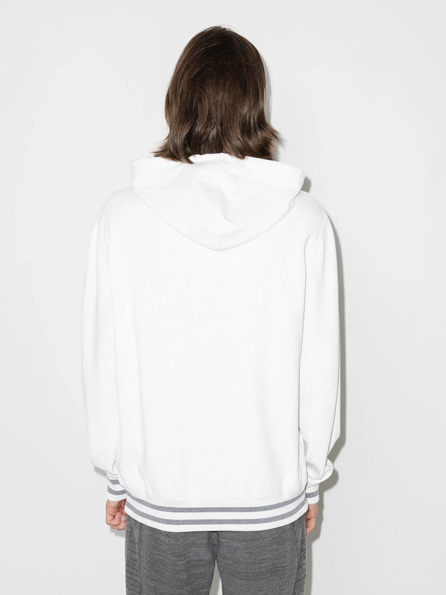 logo-embroidered hoodie