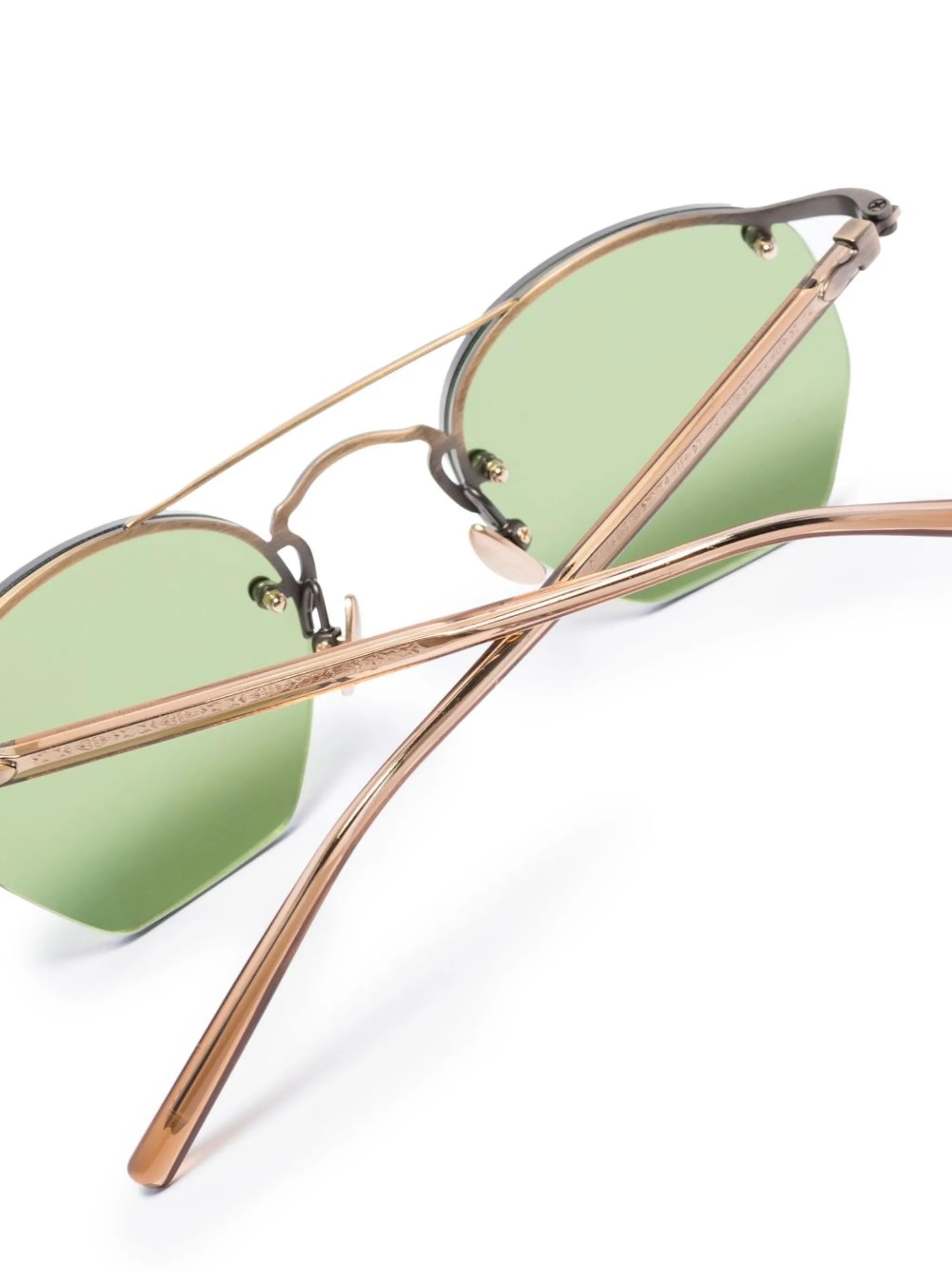 Geometric Rimless sunglasses