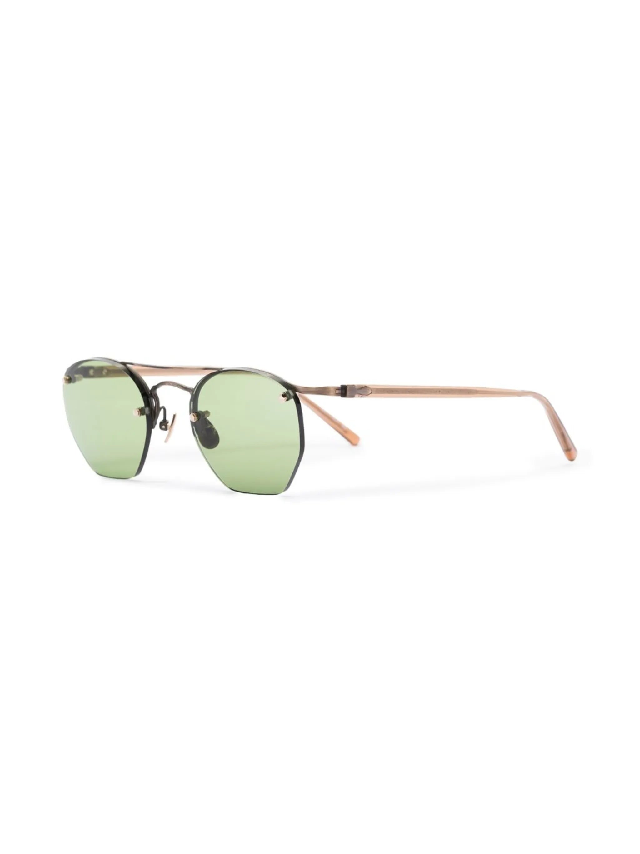Geometric Rimless sunglasses