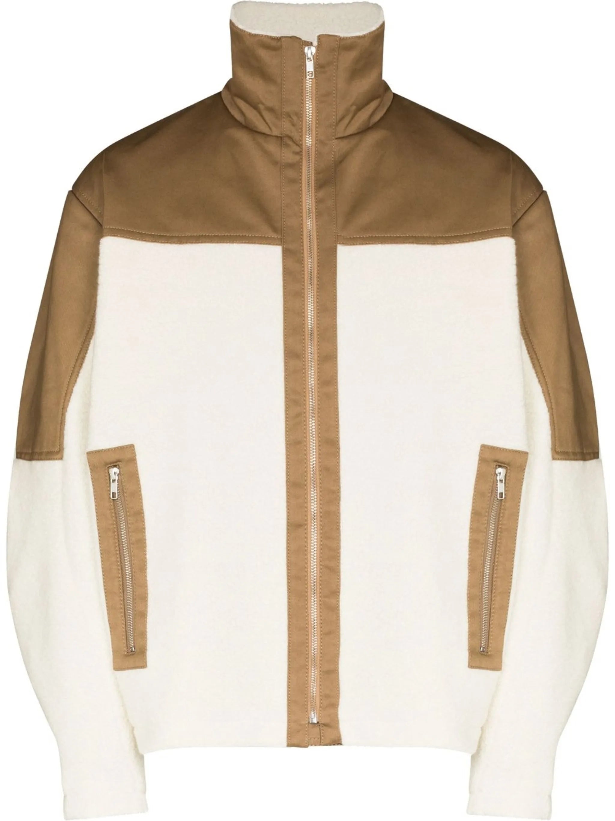 colour-block bomber jacket