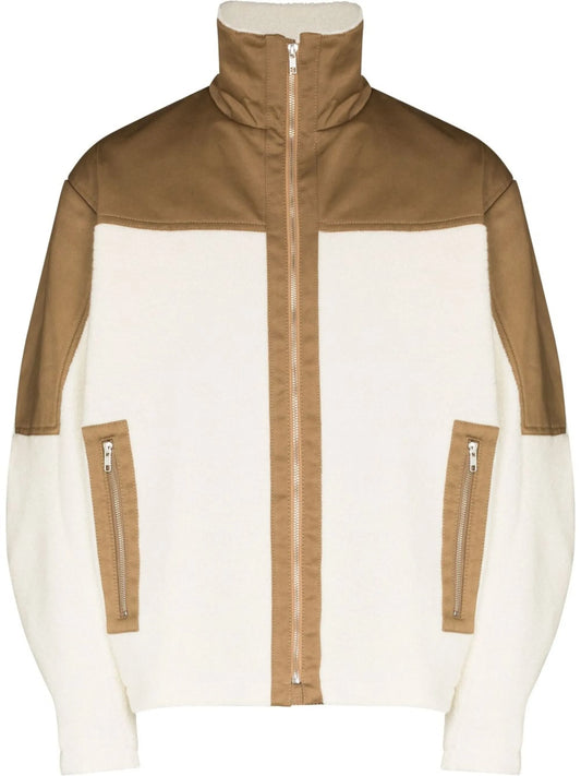 colour-block bomber jacket
