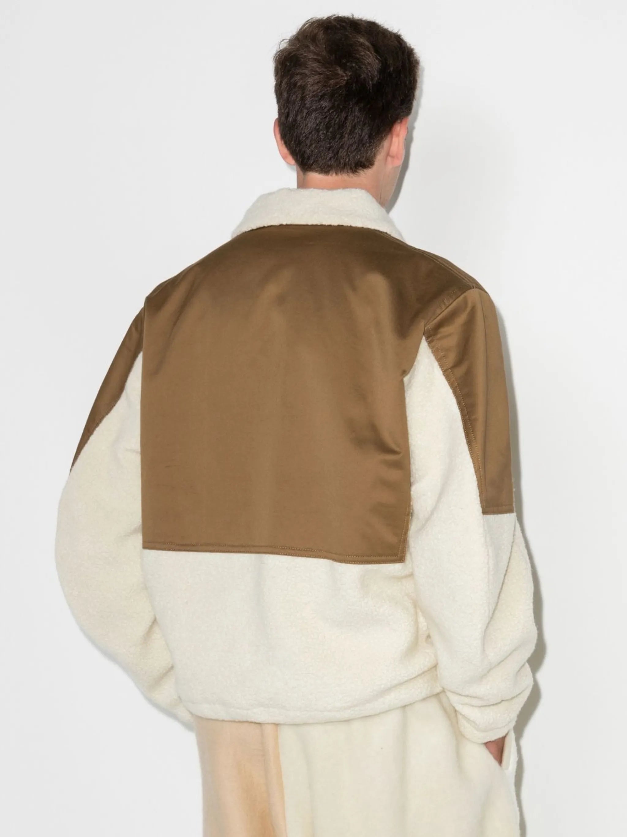 colour-block bomber jacket