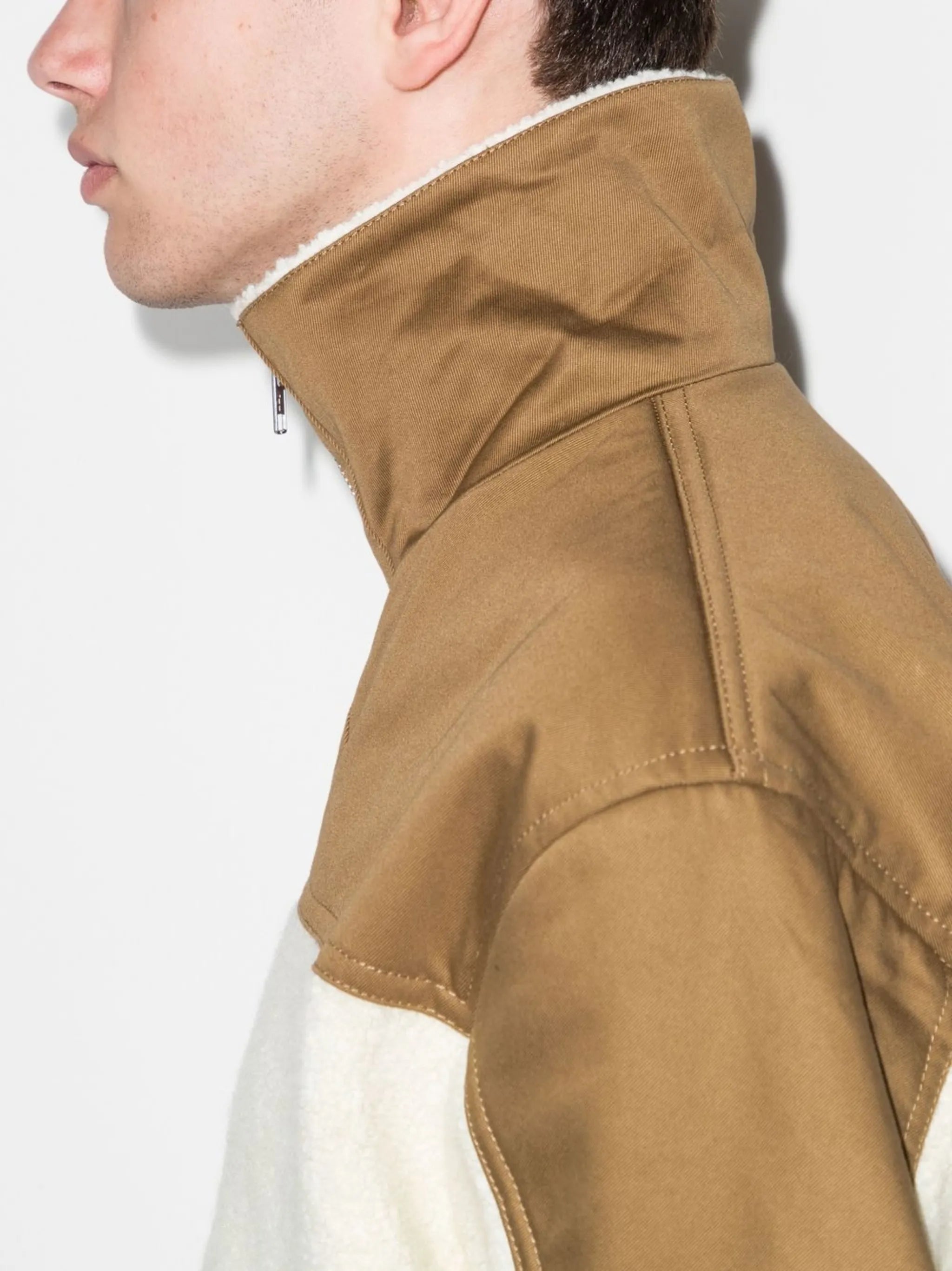 colour-block bomber jacket