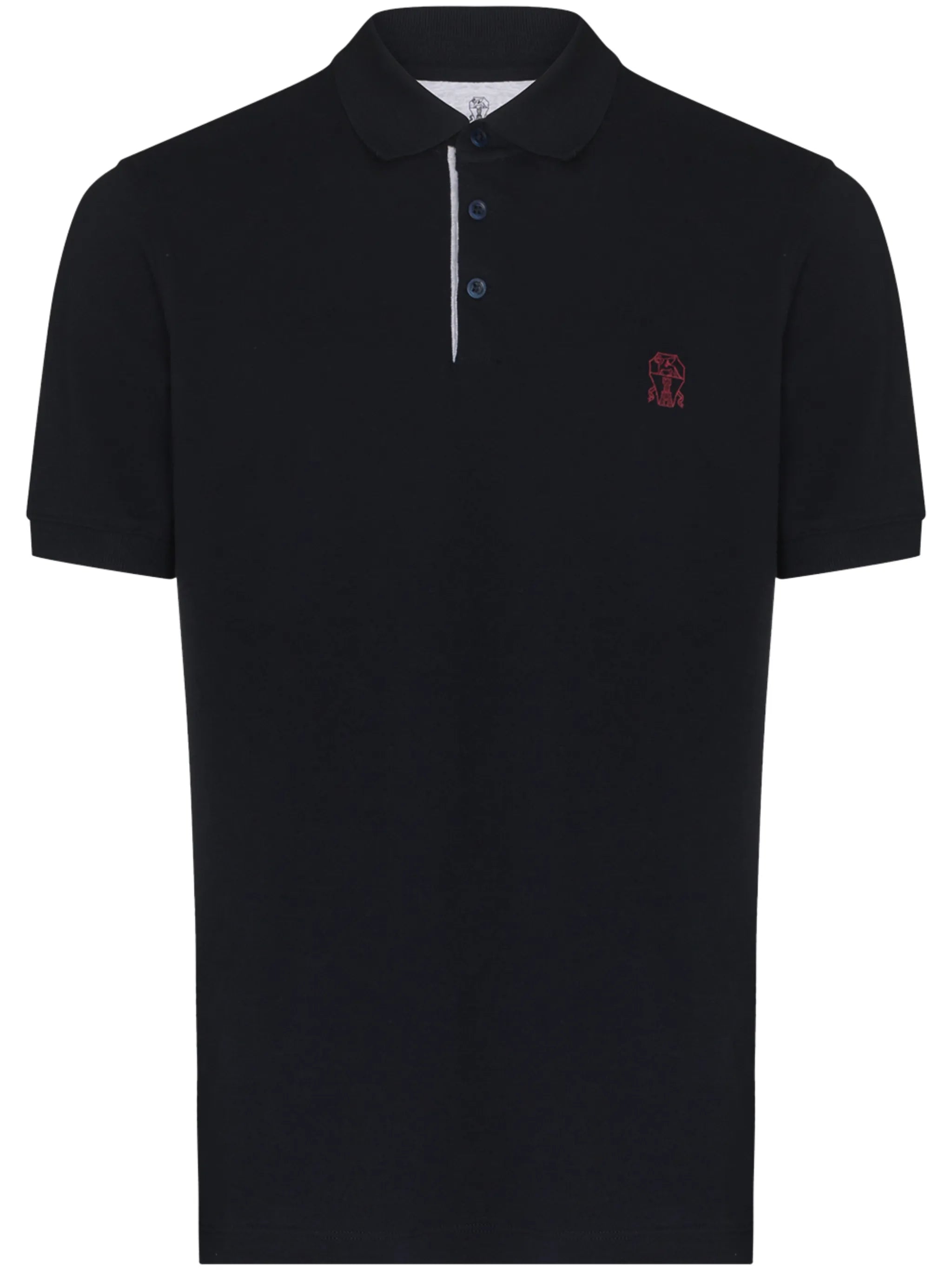 logo-embroidered polo shirt