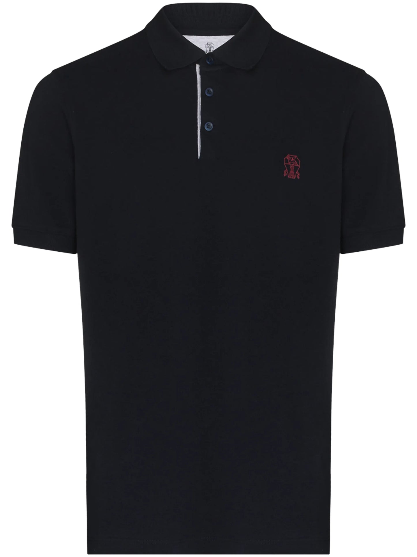 logo-embroidered polo shirt
