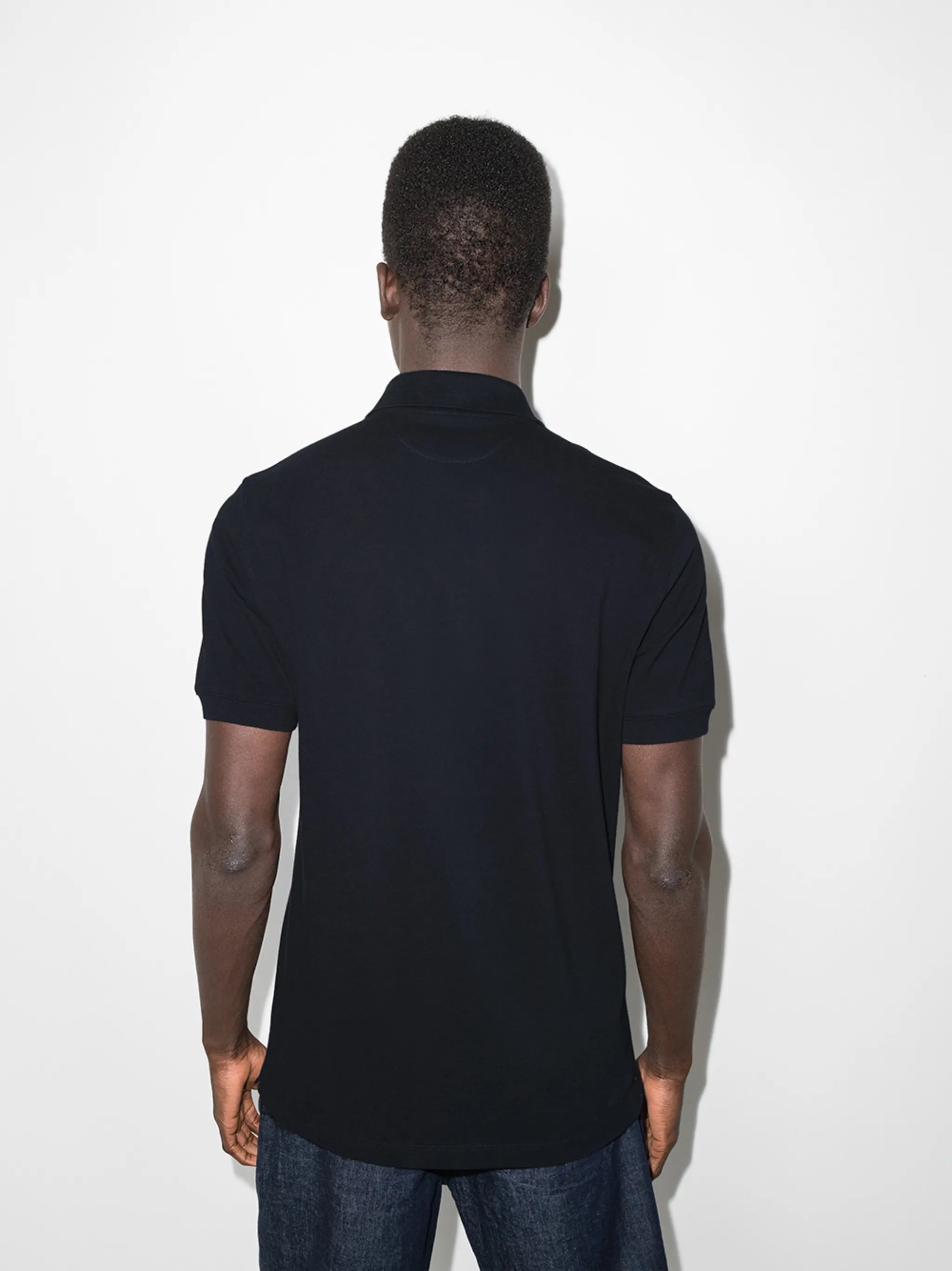 logo-embroidered polo shirt