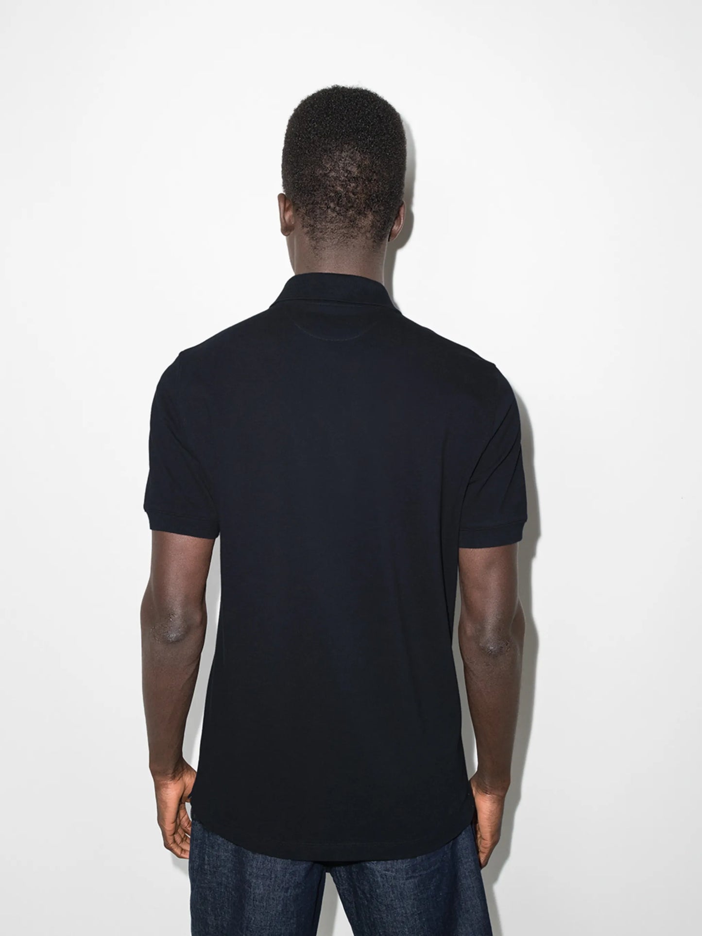 logo-embroidered polo shirt