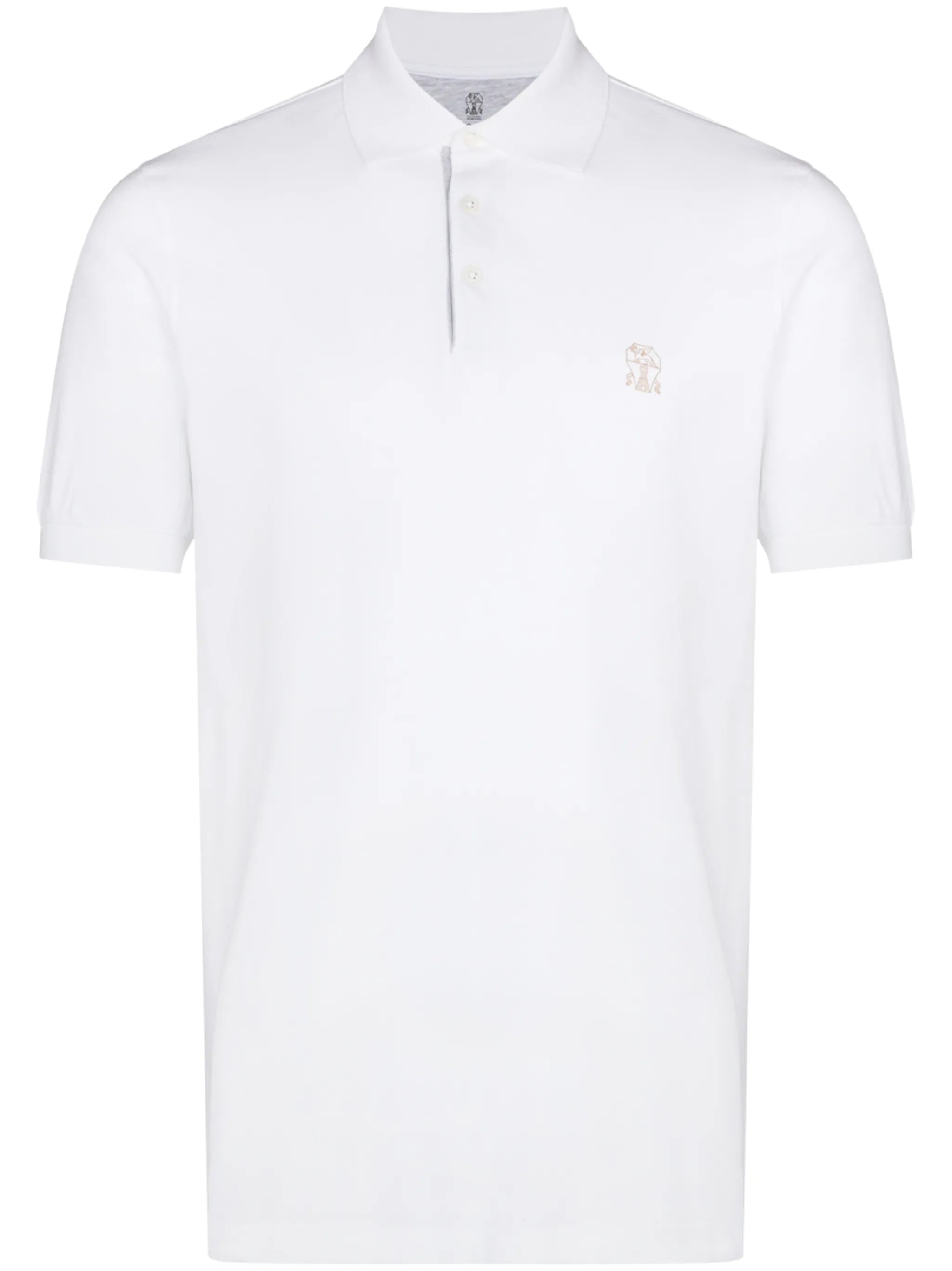 embroidered-logo polo shirt