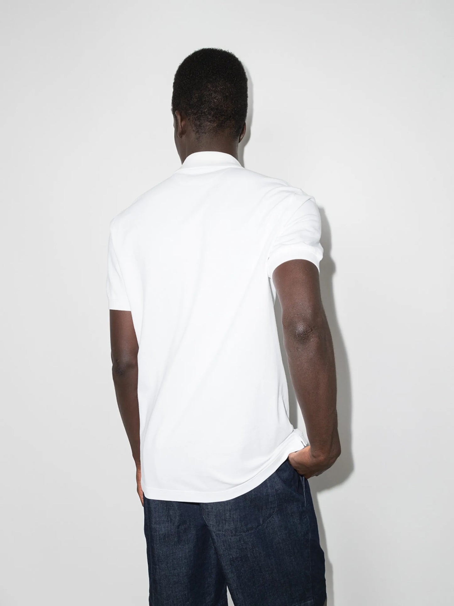 embroidered-logo polo shirt