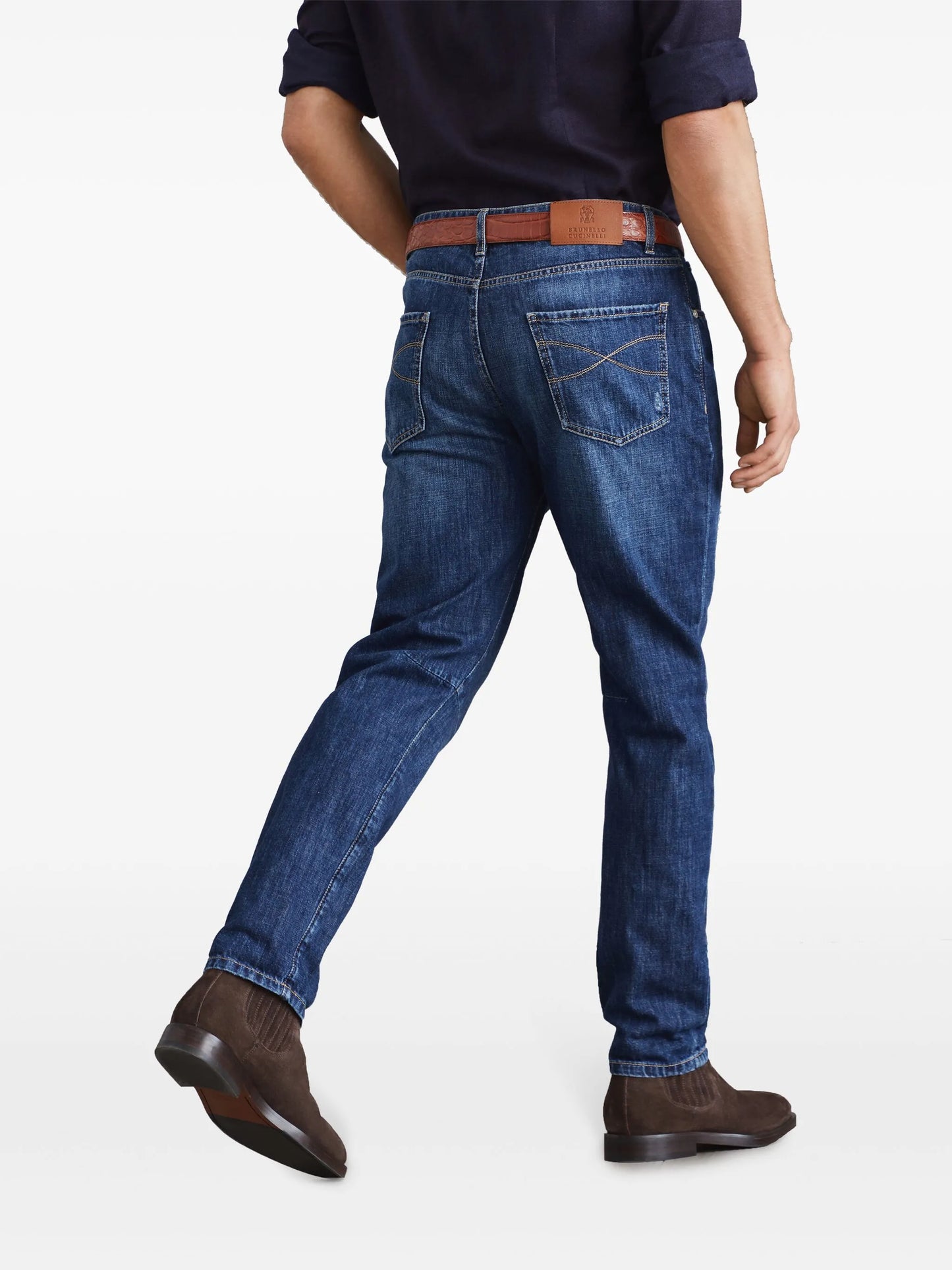embroidered jeans