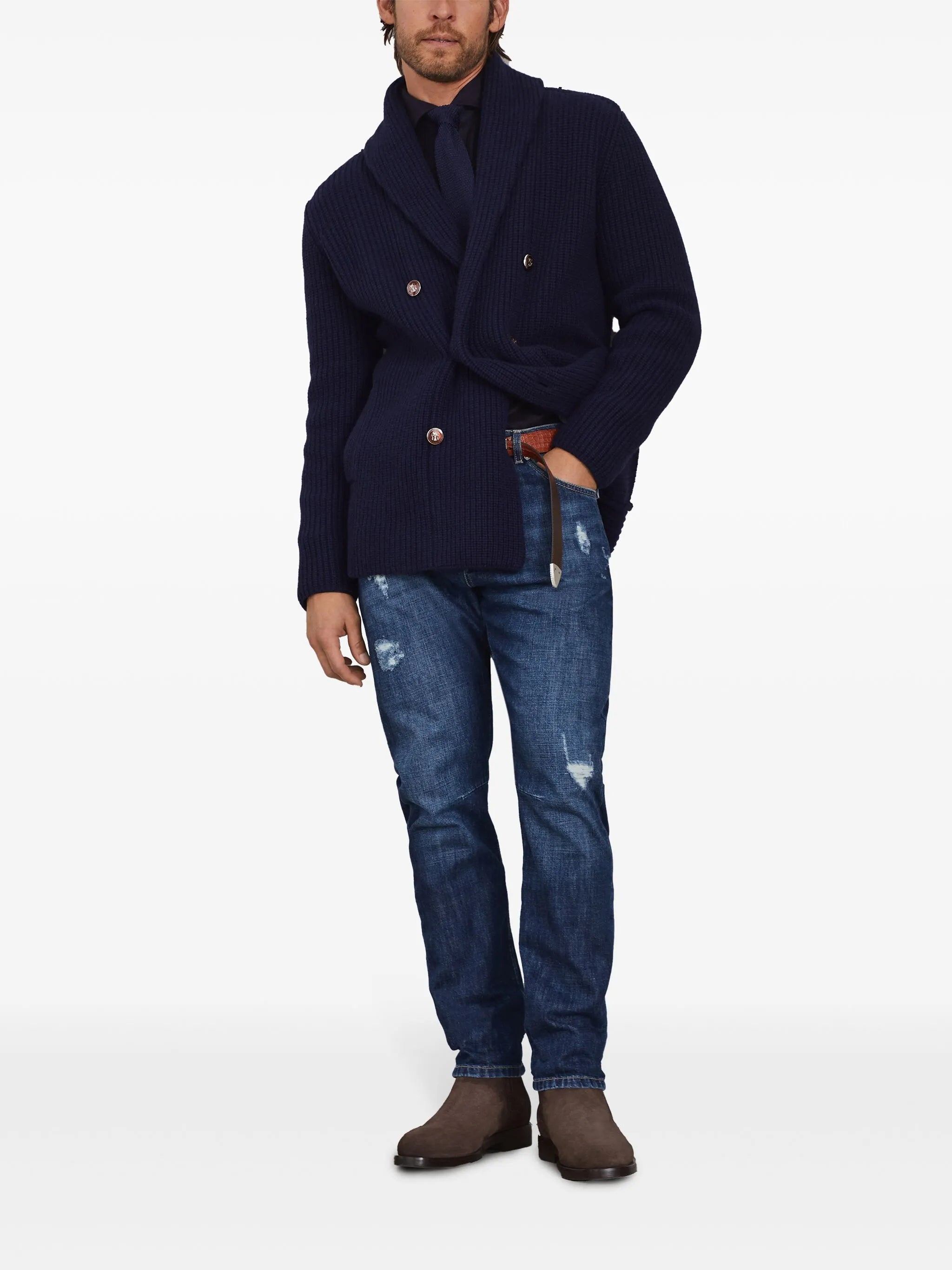 embroidered jeans
