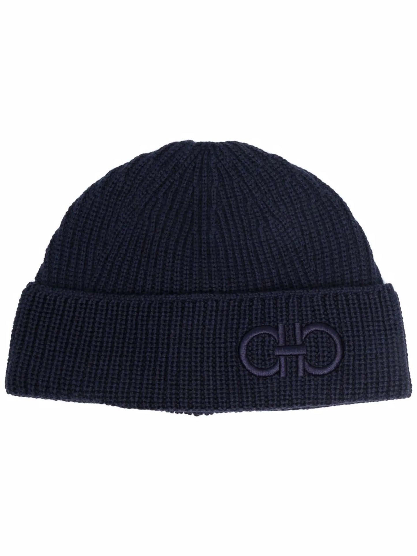 logo-embroidered beanie