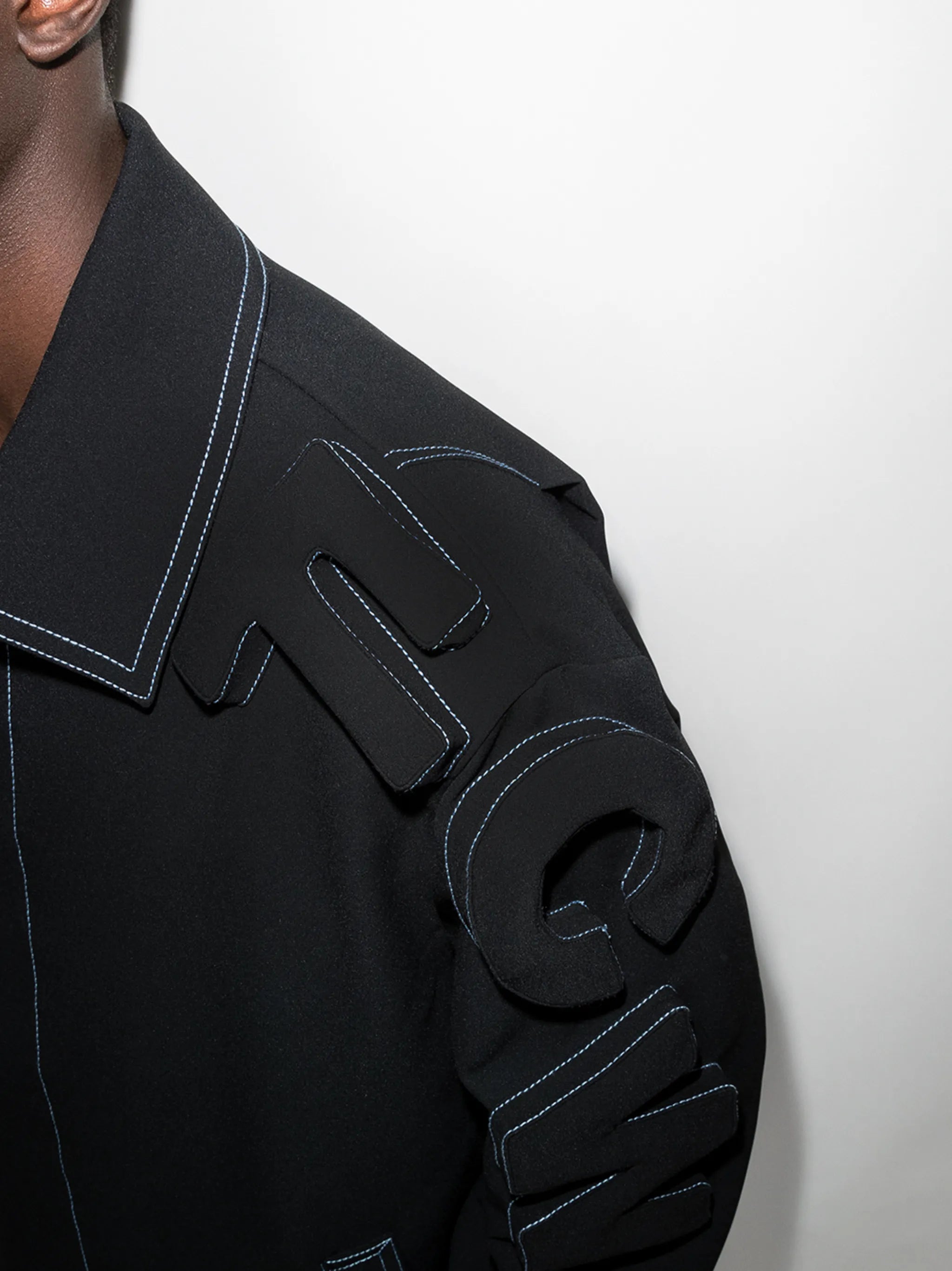3D logo multi-pocket jacket