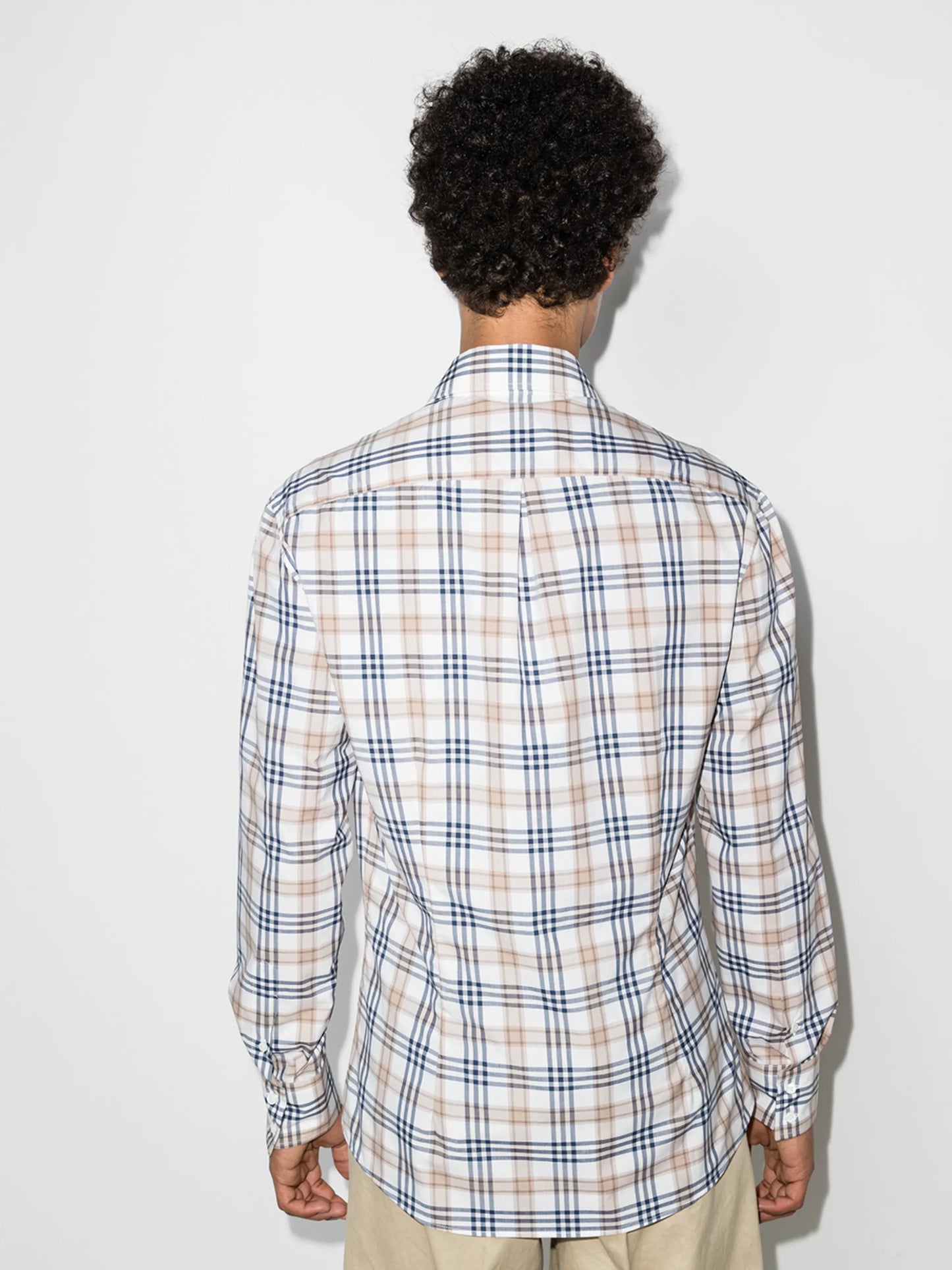 plaid cotton shirt