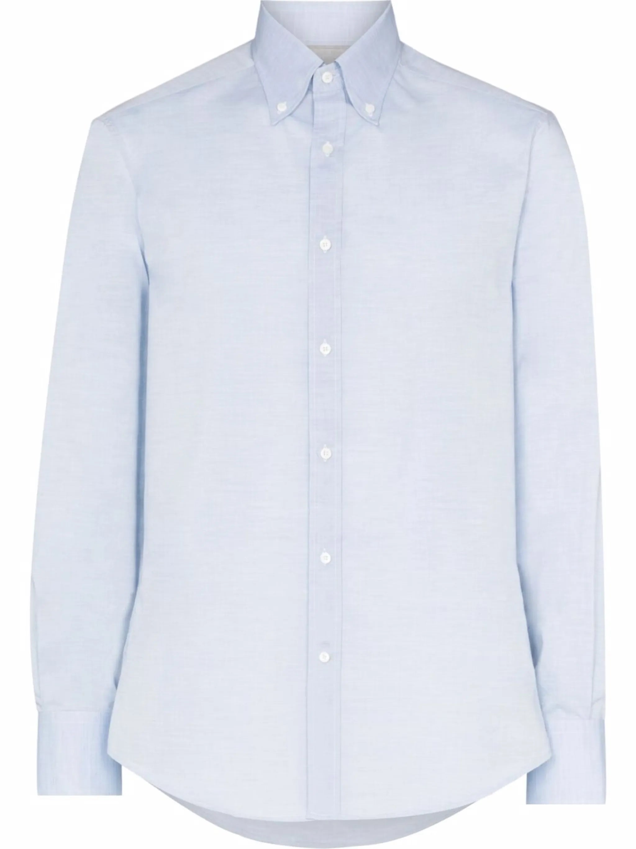 button-down long-sleeved shirt
