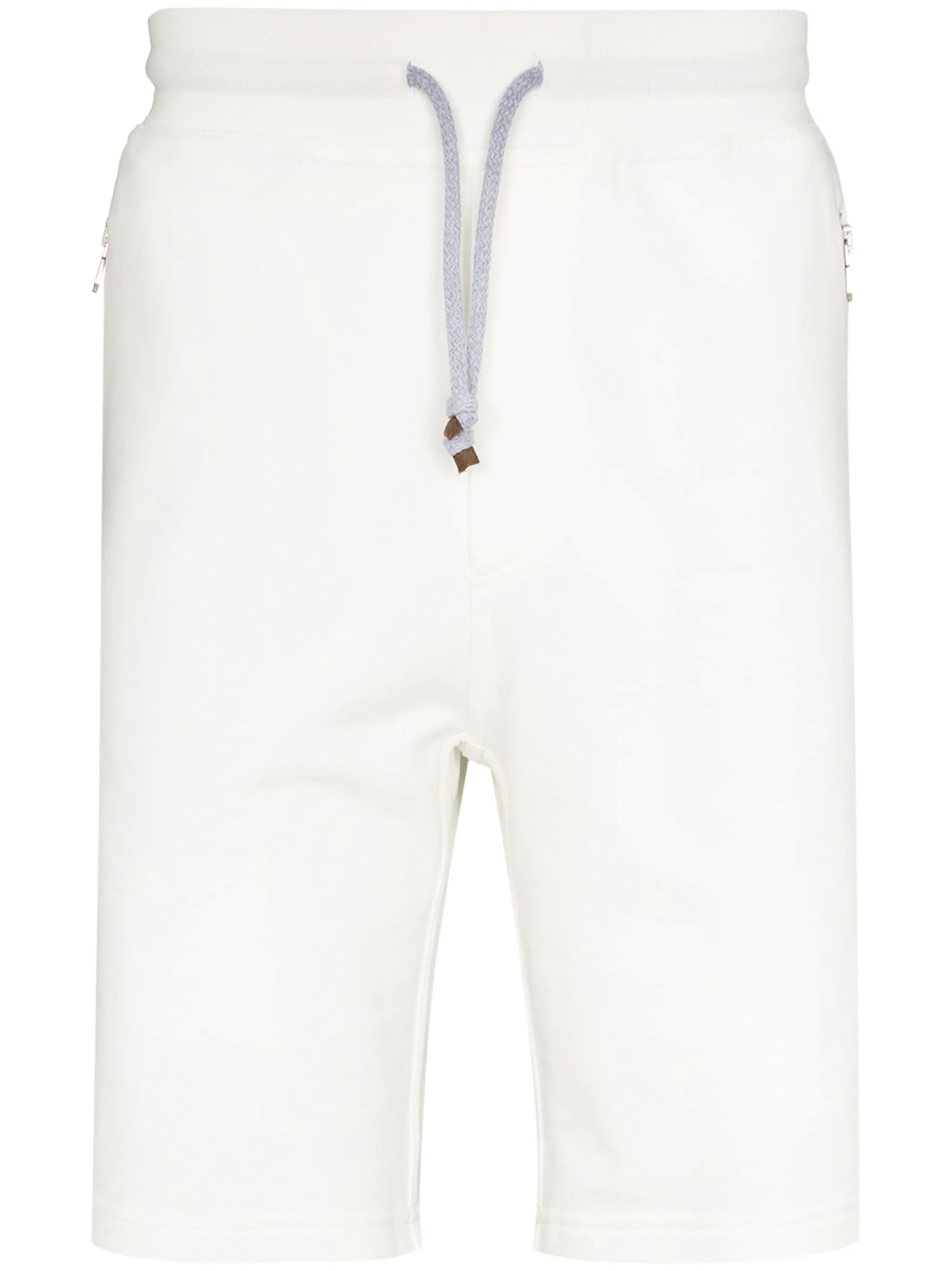 drawstring-waist track shorts