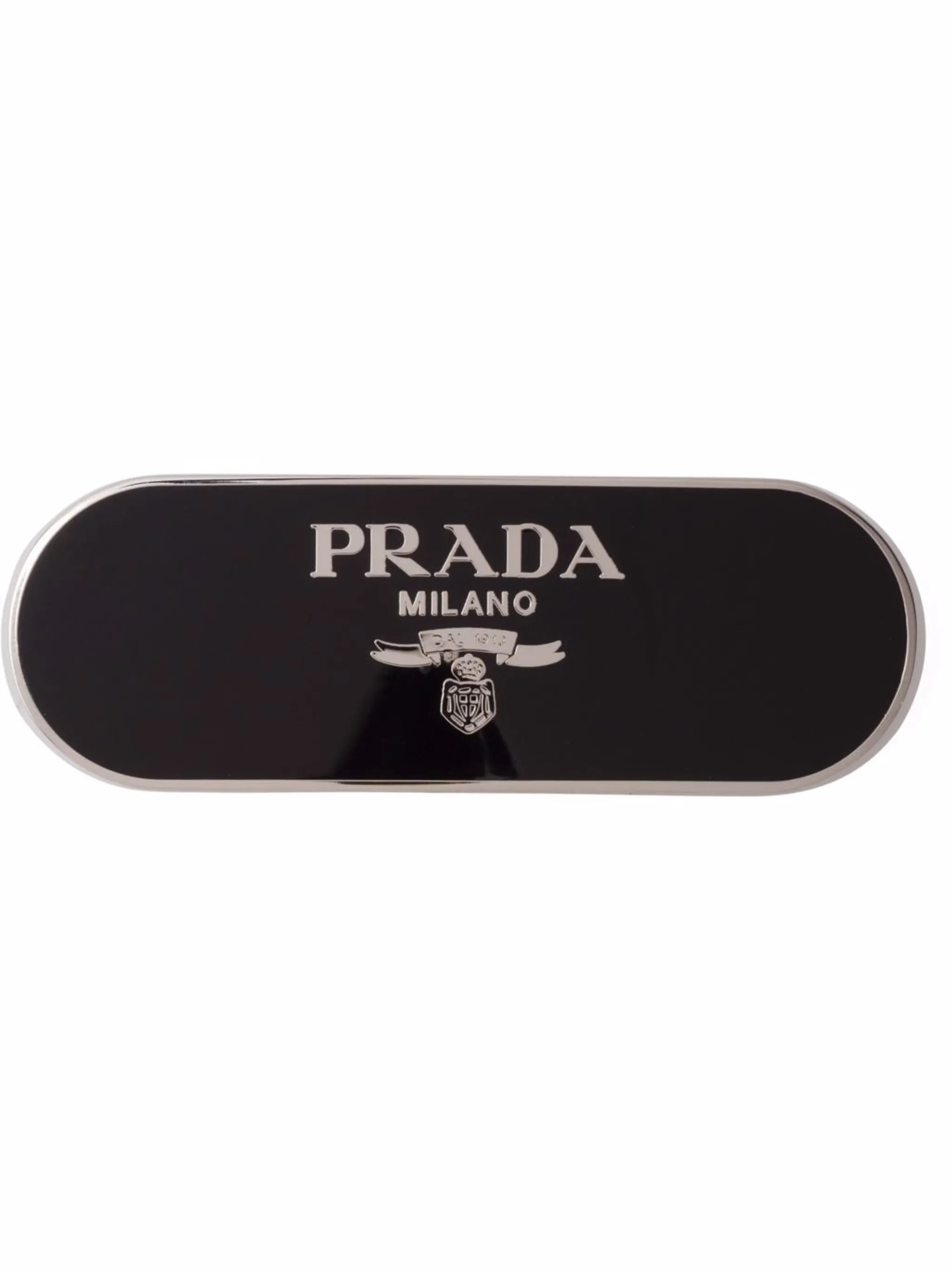 logo-lettering hair clip