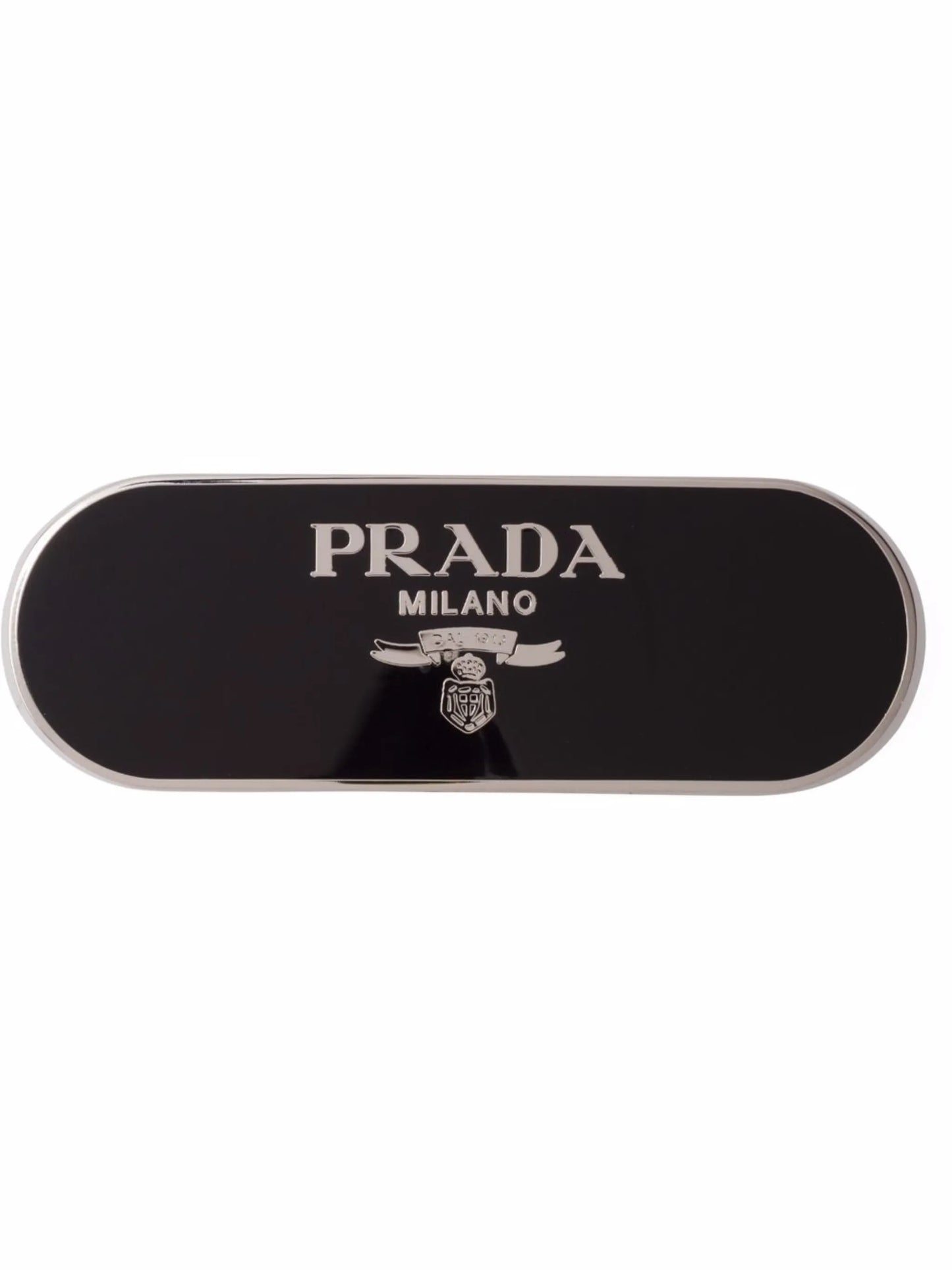logo-lettering hair clip