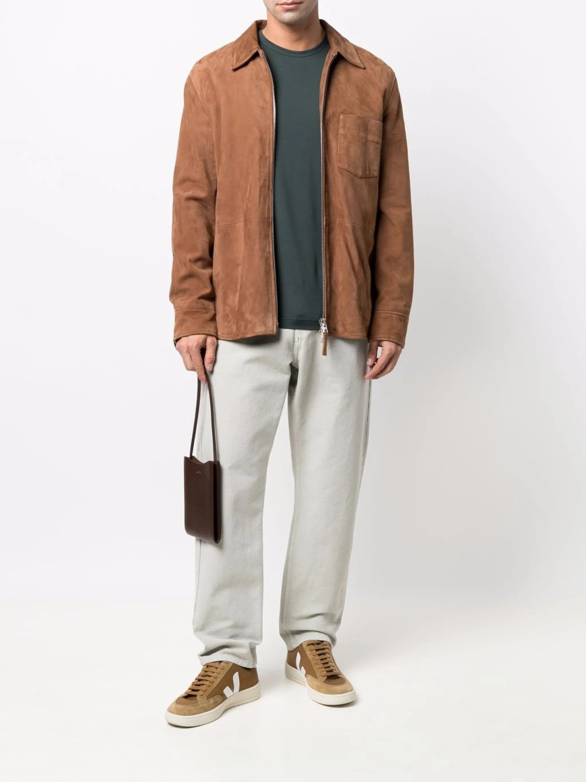 brushed cotton T-shirt