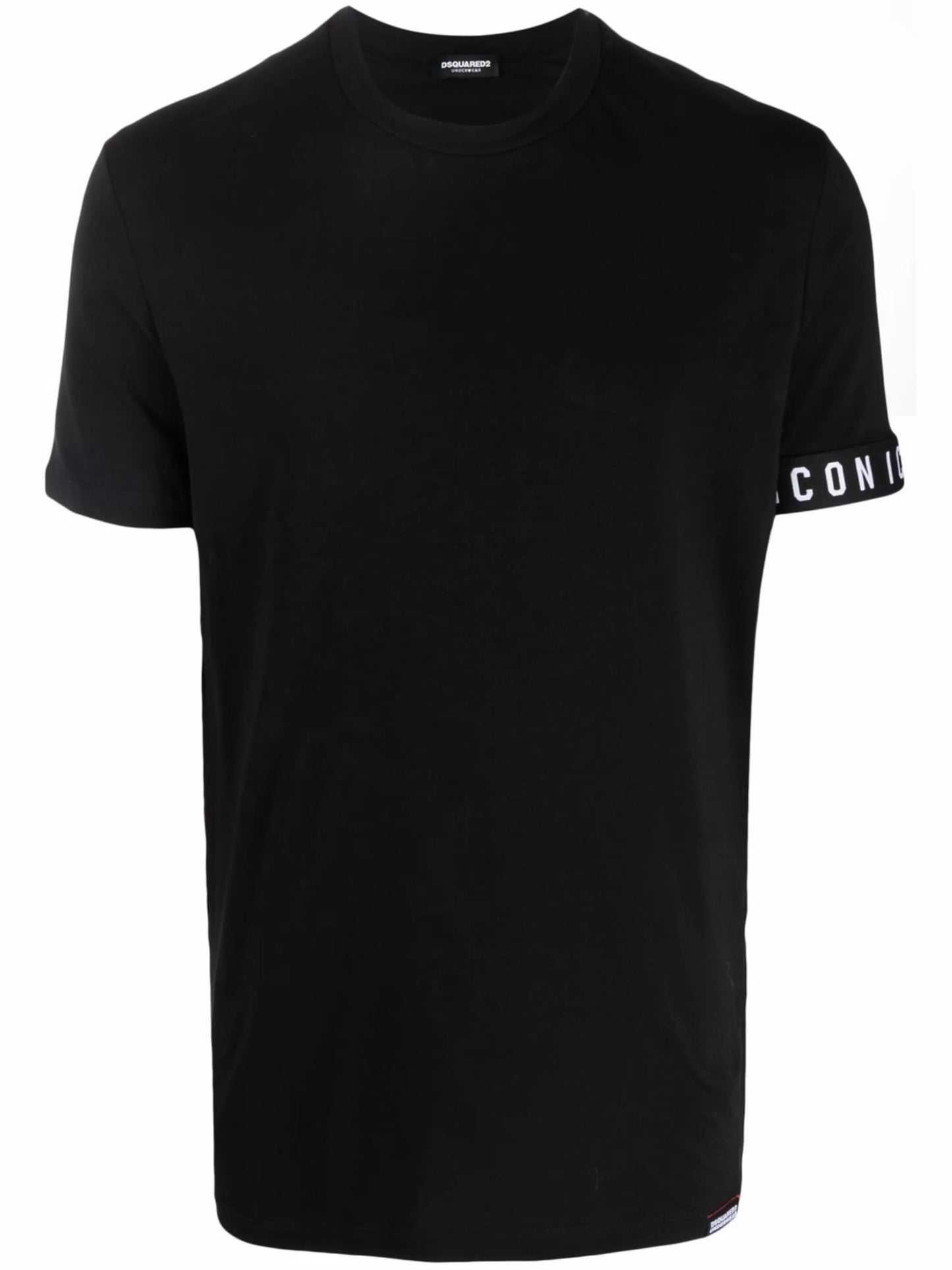 logo-trim T-shirt