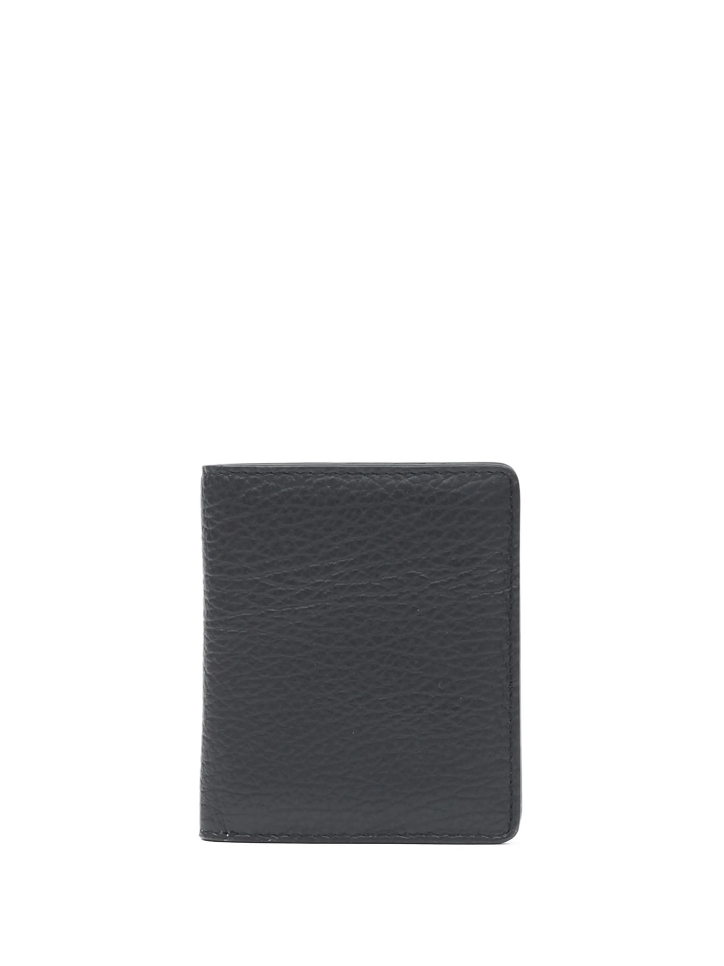 four-stitch leather bi-fold wallet