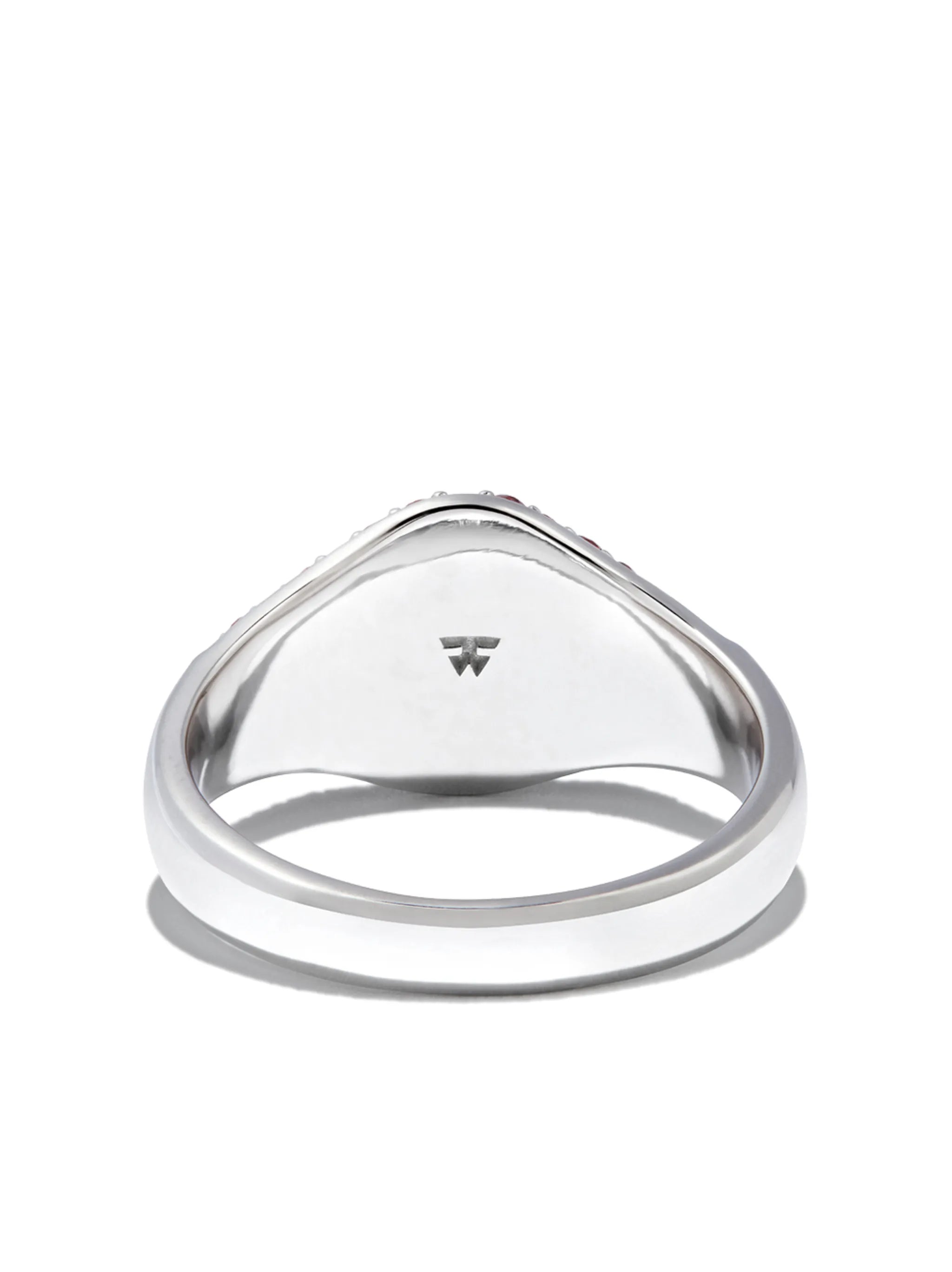 exclusive gradient crystal-embellished ring