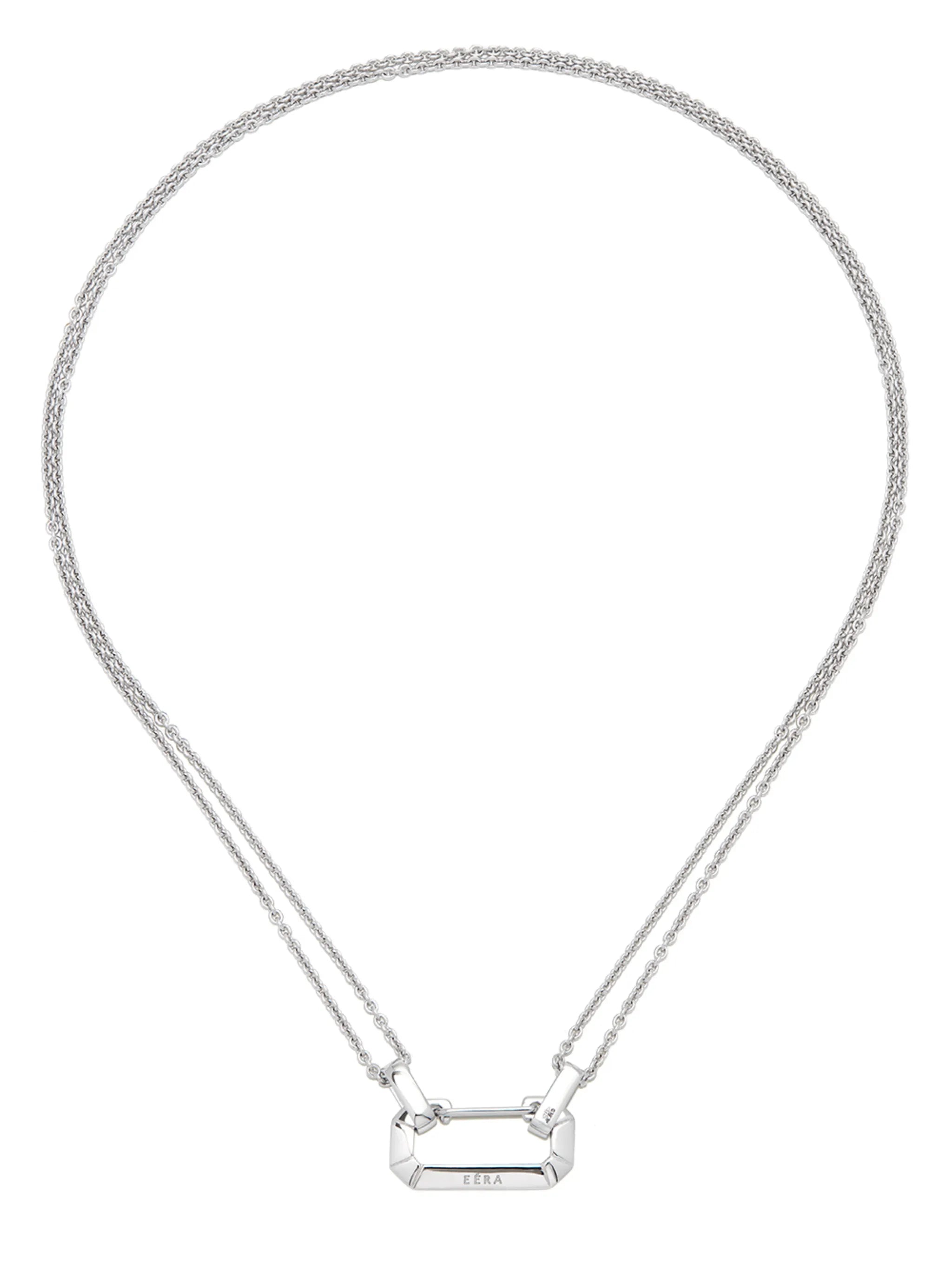 18kt white gold Lucy chain necklace