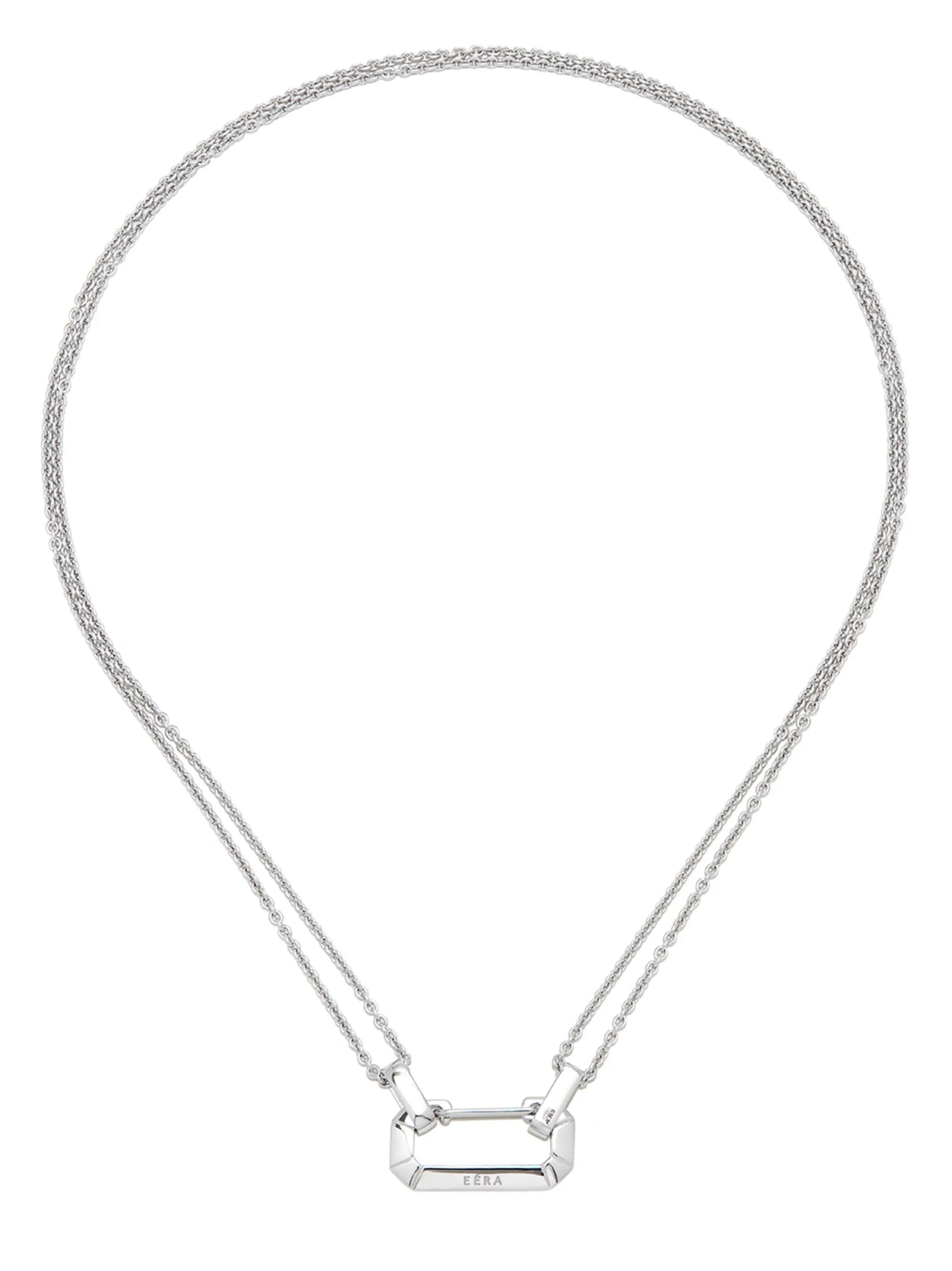 18kt white gold Lucy chain necklace