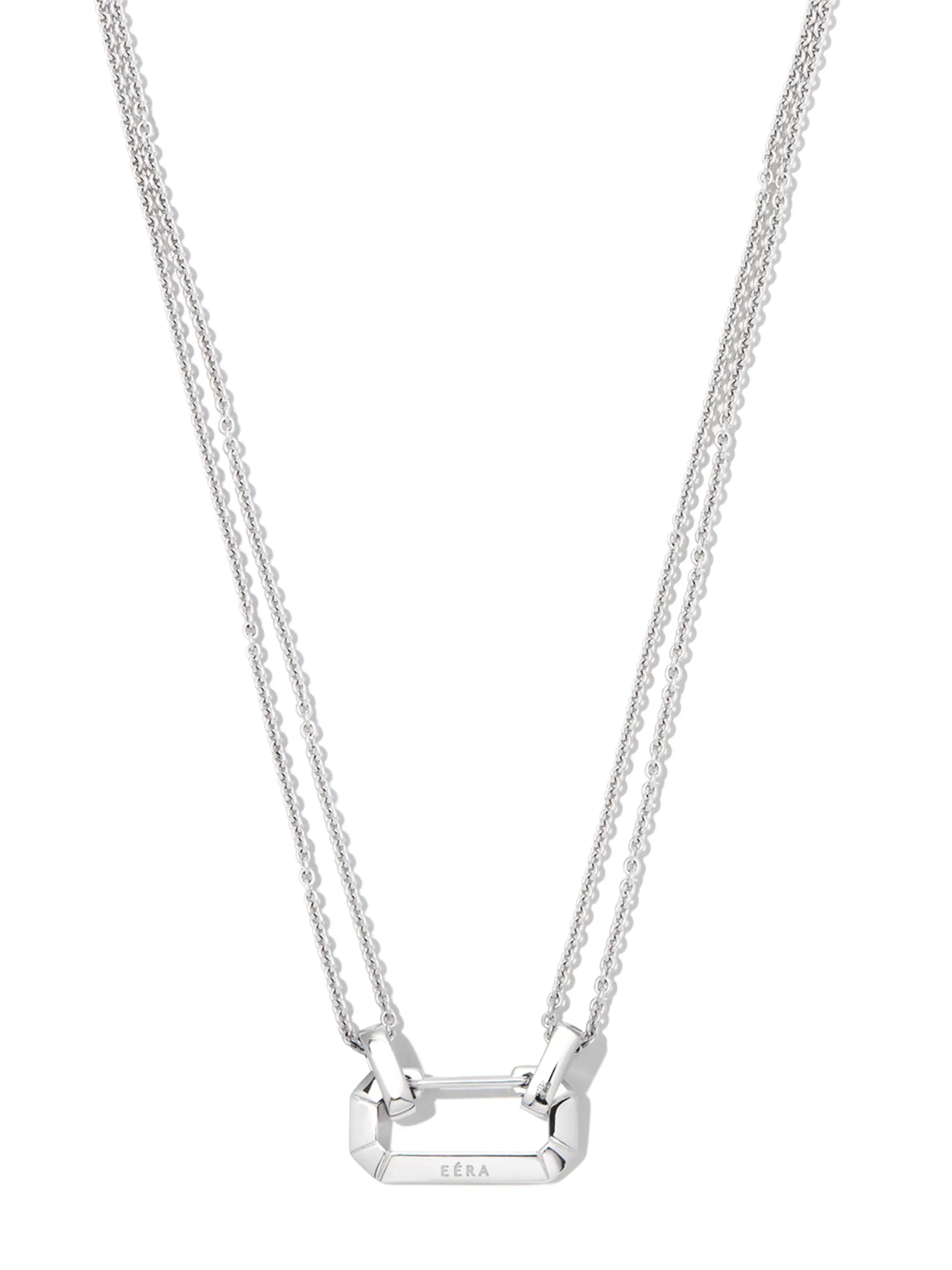 18kt white gold Lucy chain necklace