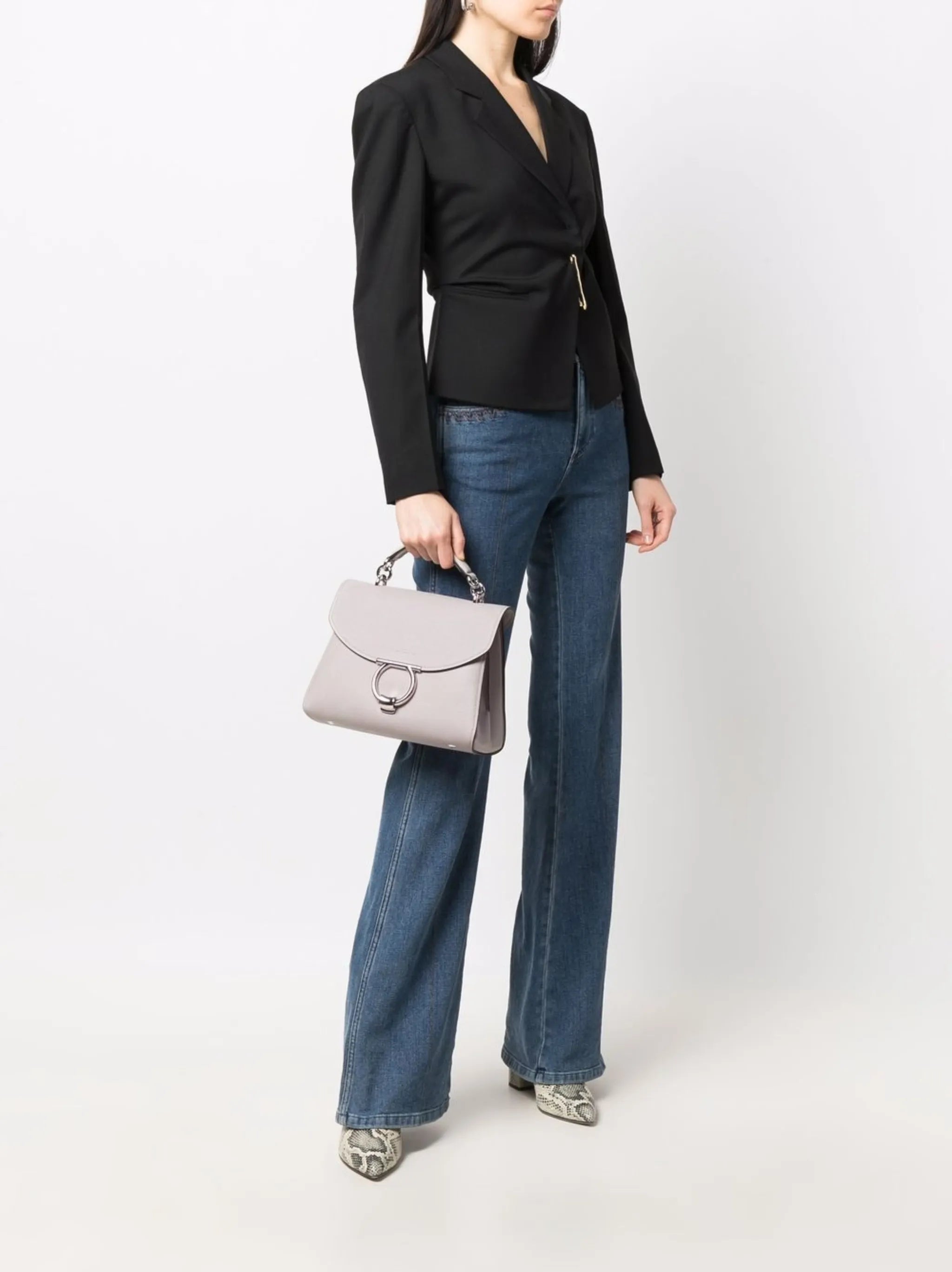small Gancini top-handle bag
