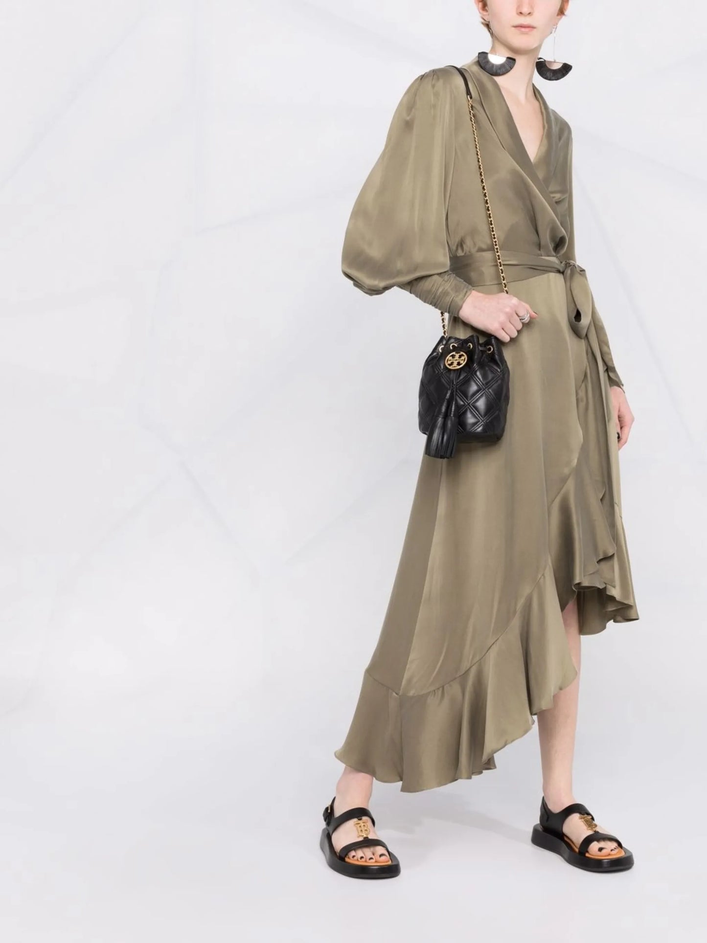 Fleming quilted bucket bag